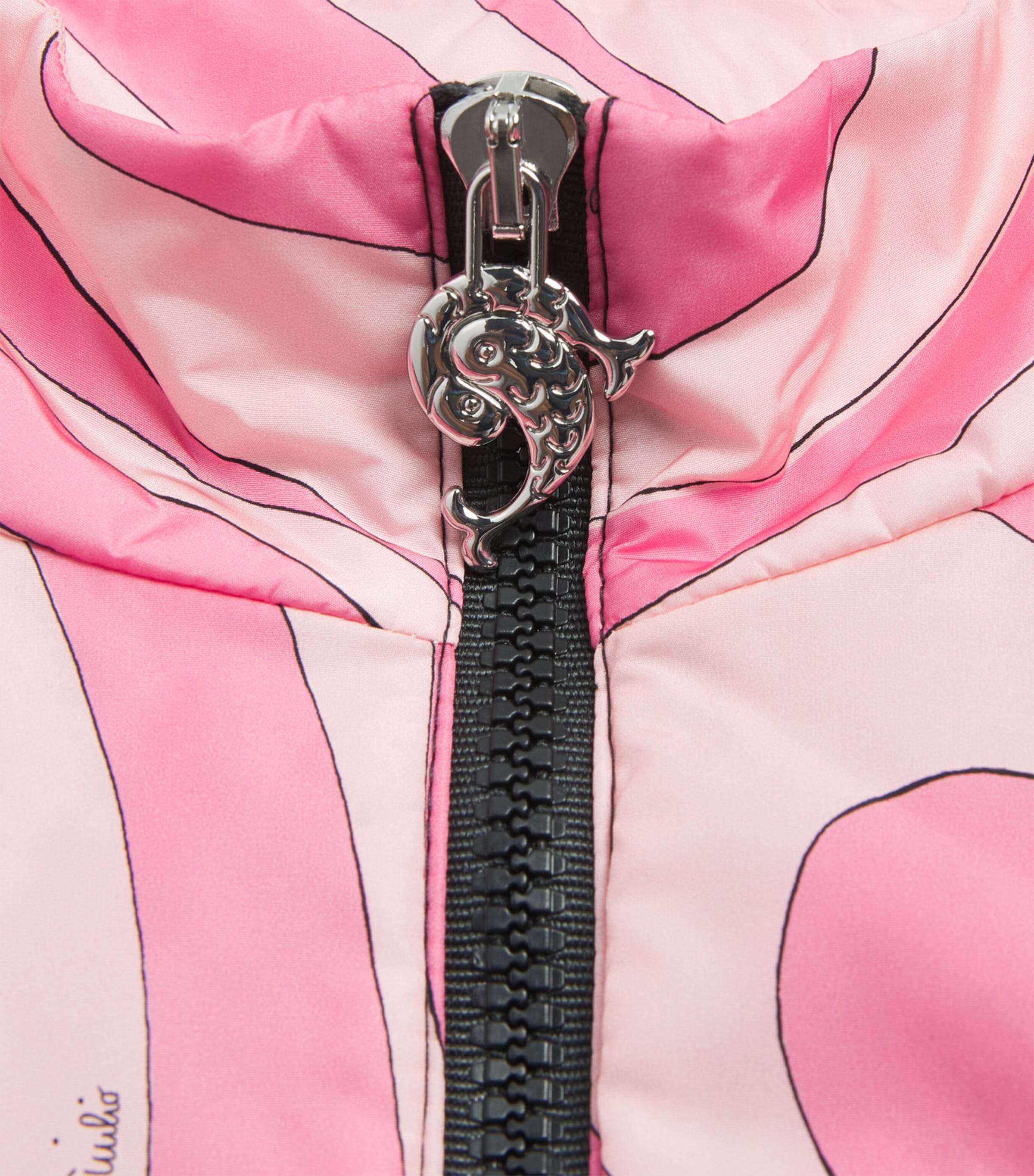 PUCCI Junior Fleece Jacket (4-14 Years) Black/pink Image 2