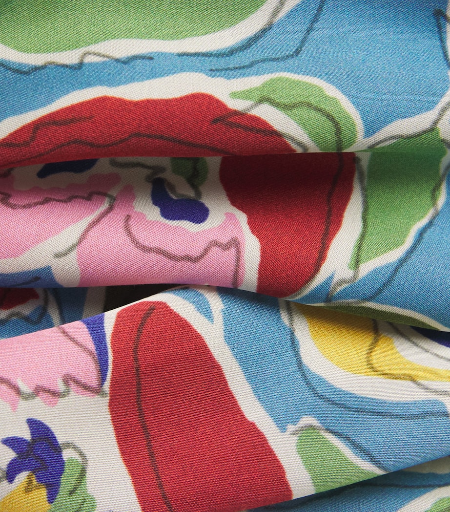 Floral Marni Midi Dress JEANNIE BLOOM SKY Image 5