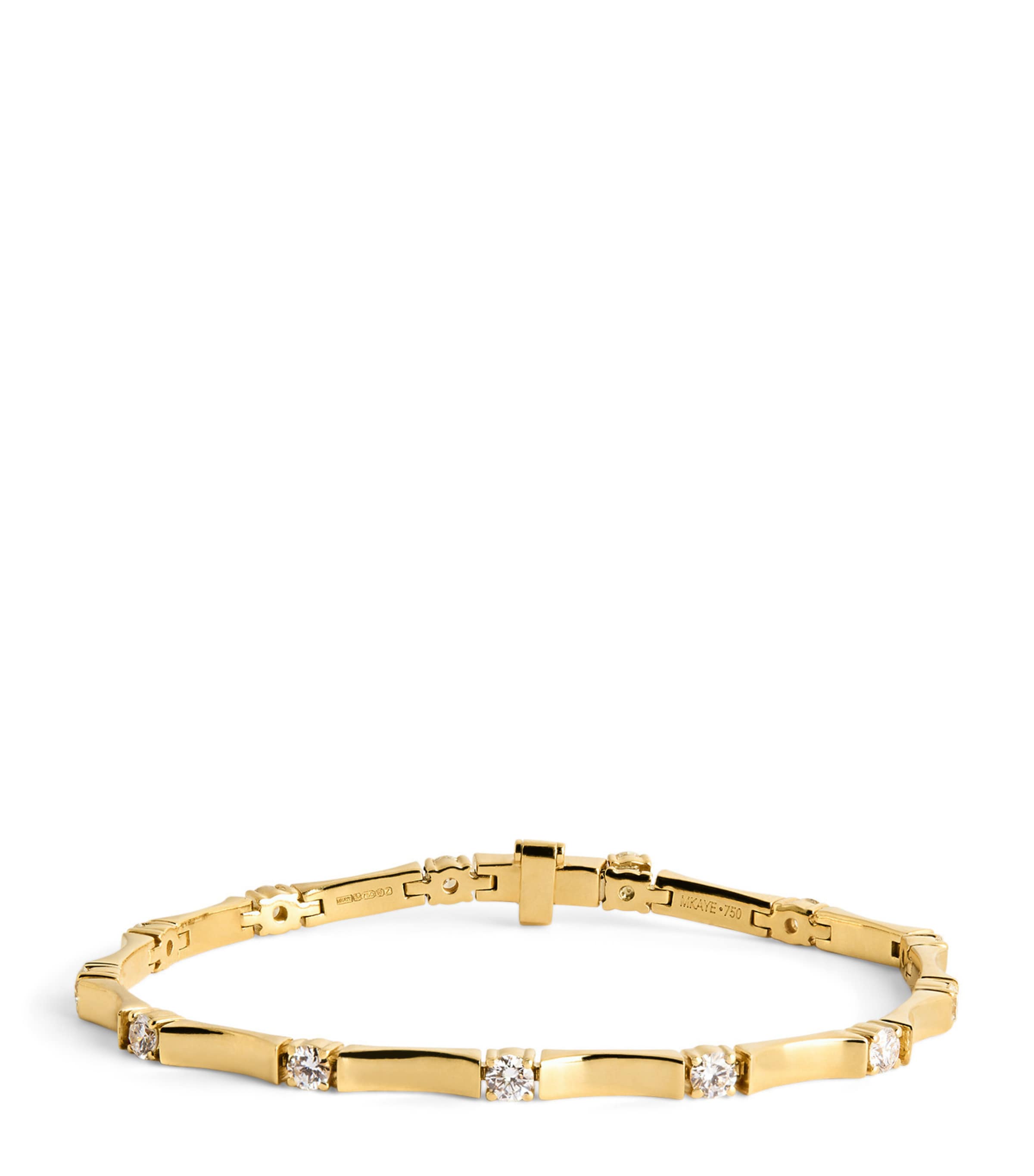 Melissa Kaye Honey Linked 18-karat Gold Diamond Bracelet In Gold