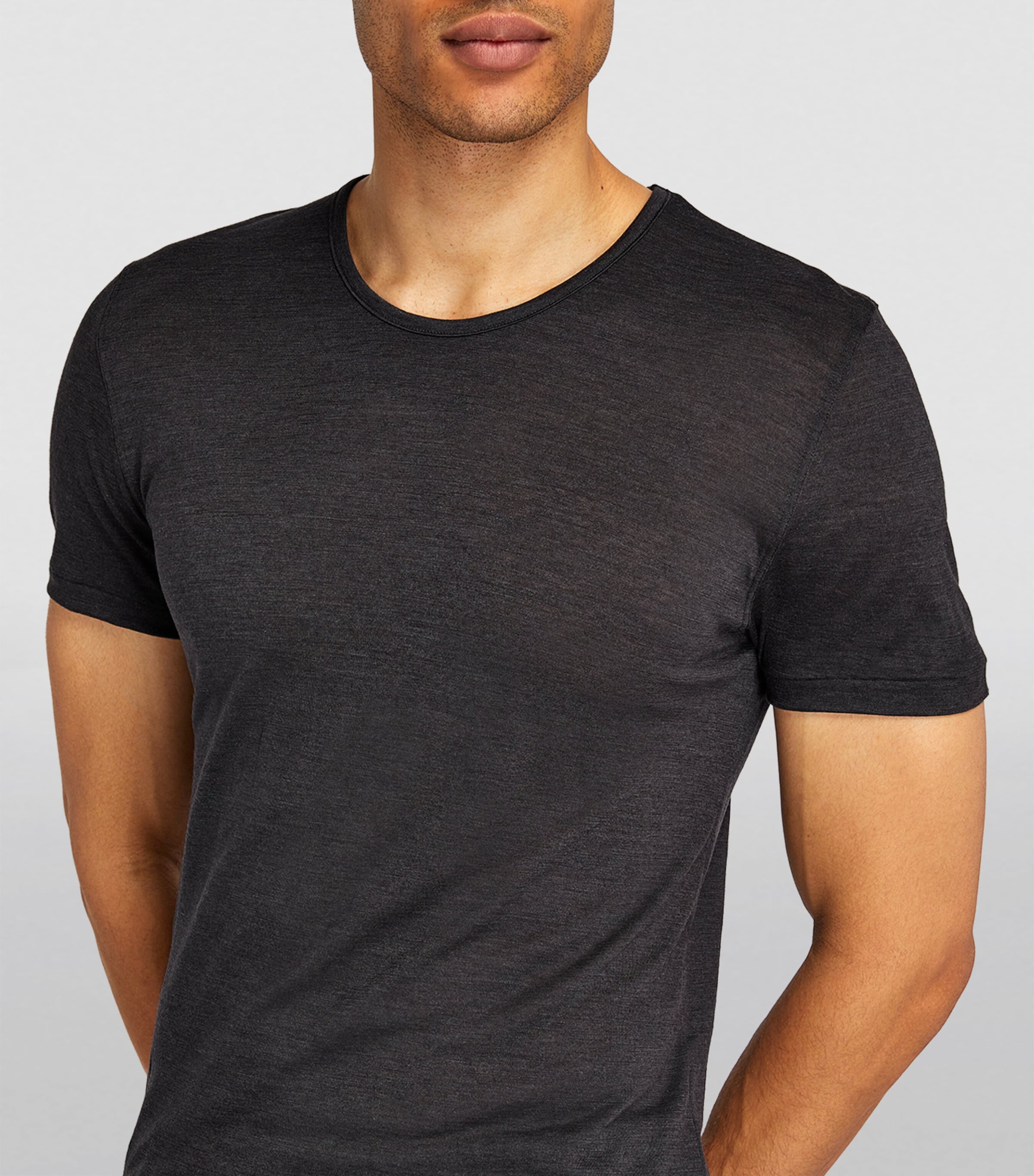 Zimmerli Grey Thermal T-Shirt | Harrods US