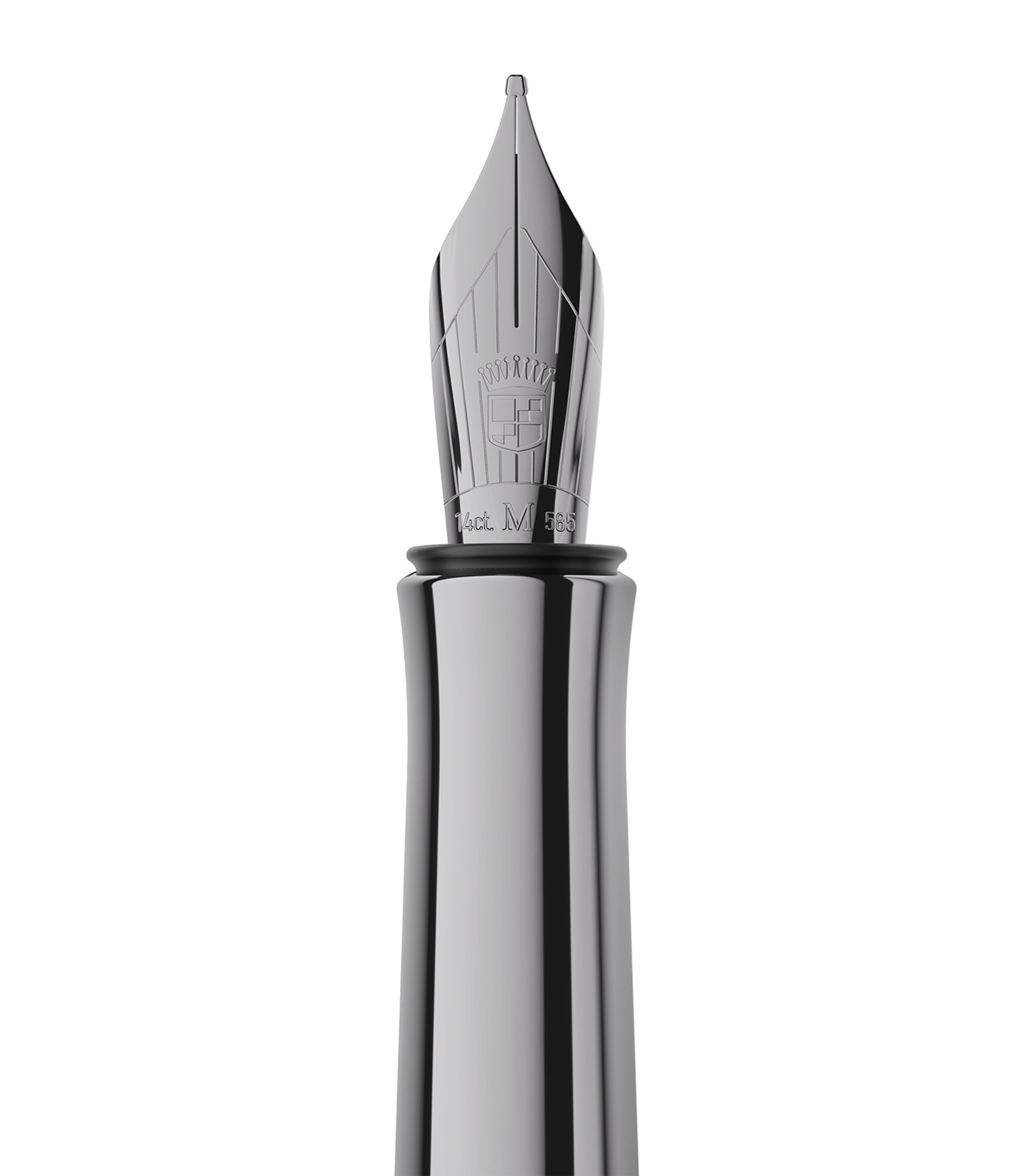 Graf von Faber-Castell Ebony Wood Bloom Fountain Pen Black Image 8