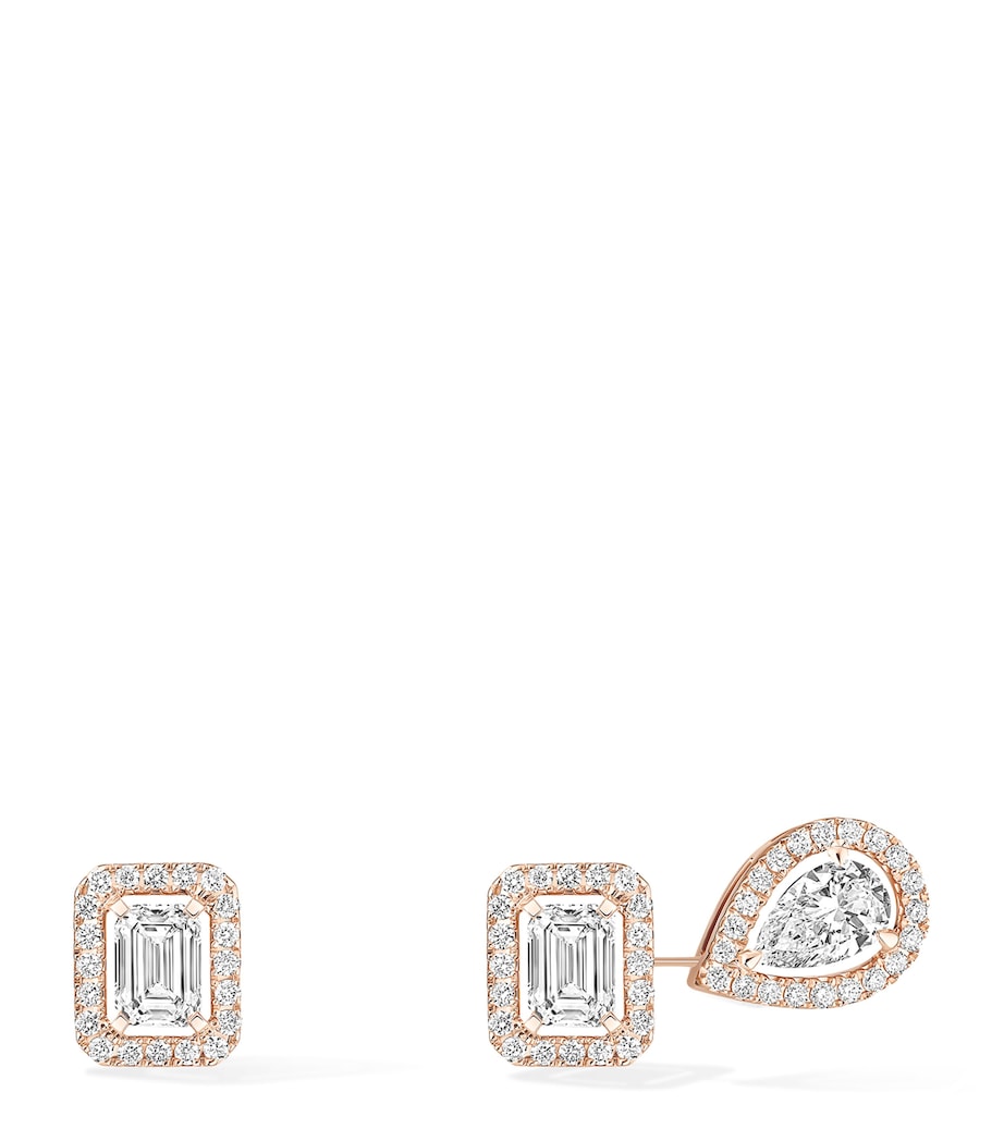 Messika My Twin Rose Gold and Diamond Earrings Pink Gold Image 1