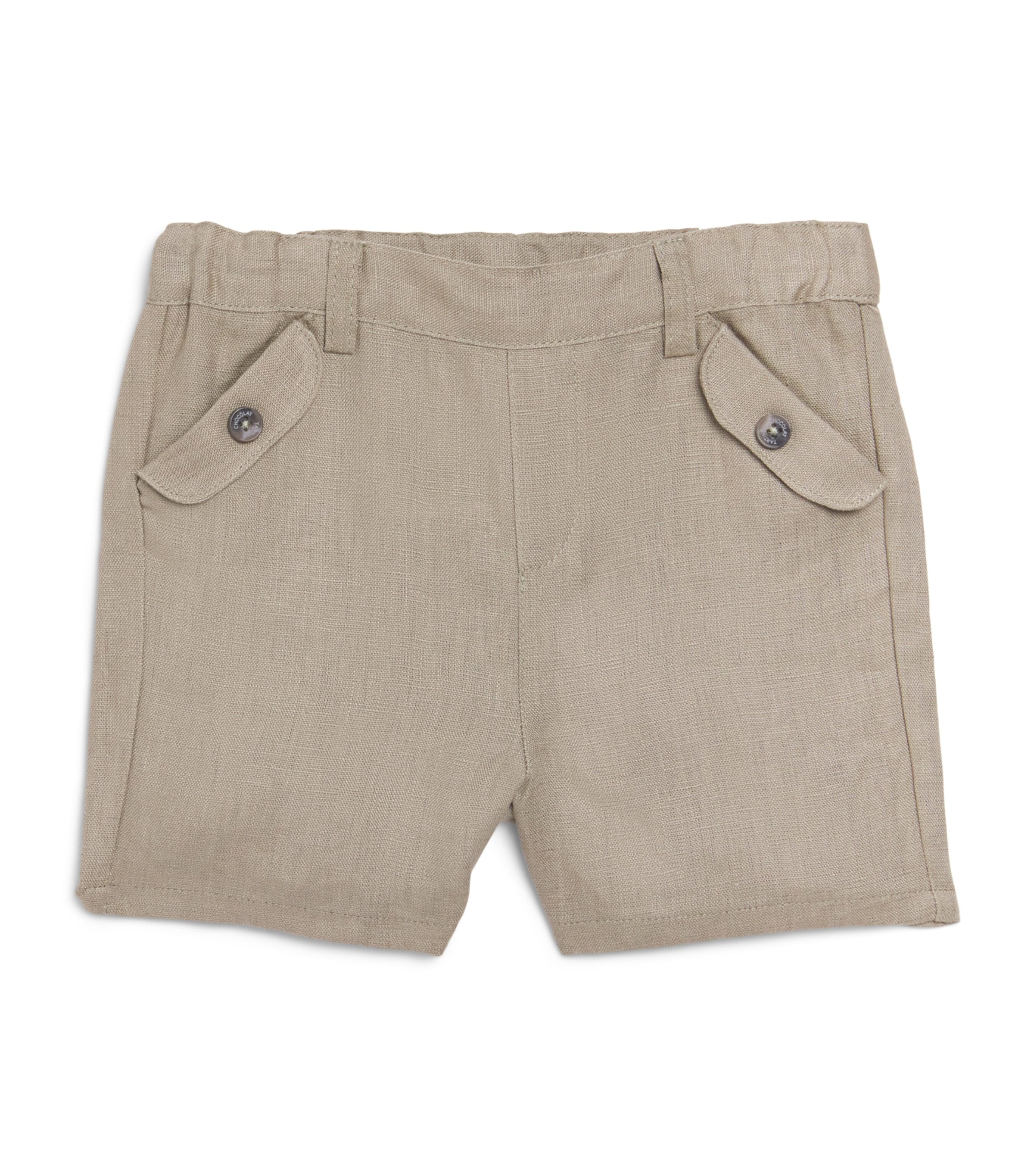 Linen Shorts (3 Months-4 Years) FOUGï¿½RE Image 1
