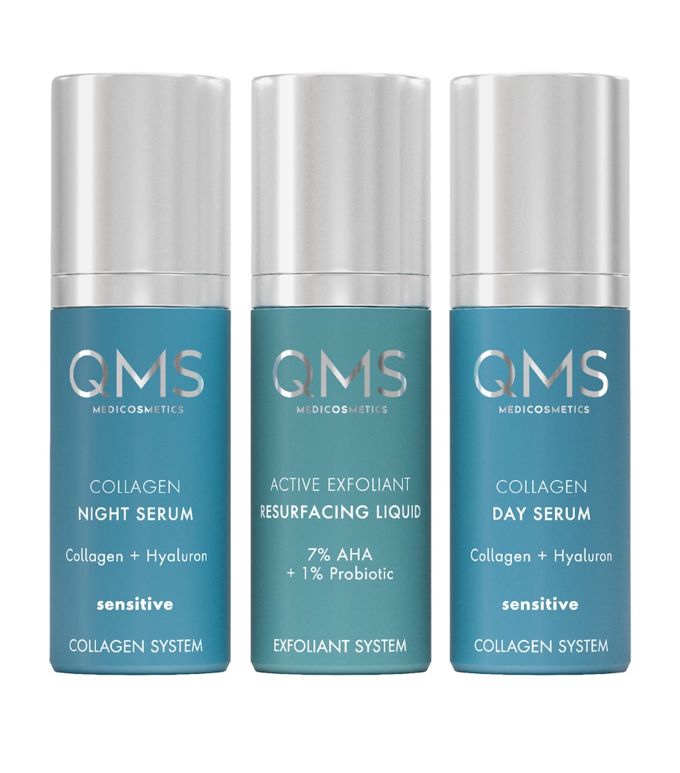 QMS Day & Night 3-Step Core Routine Sensitive Set (3 x 30ml)