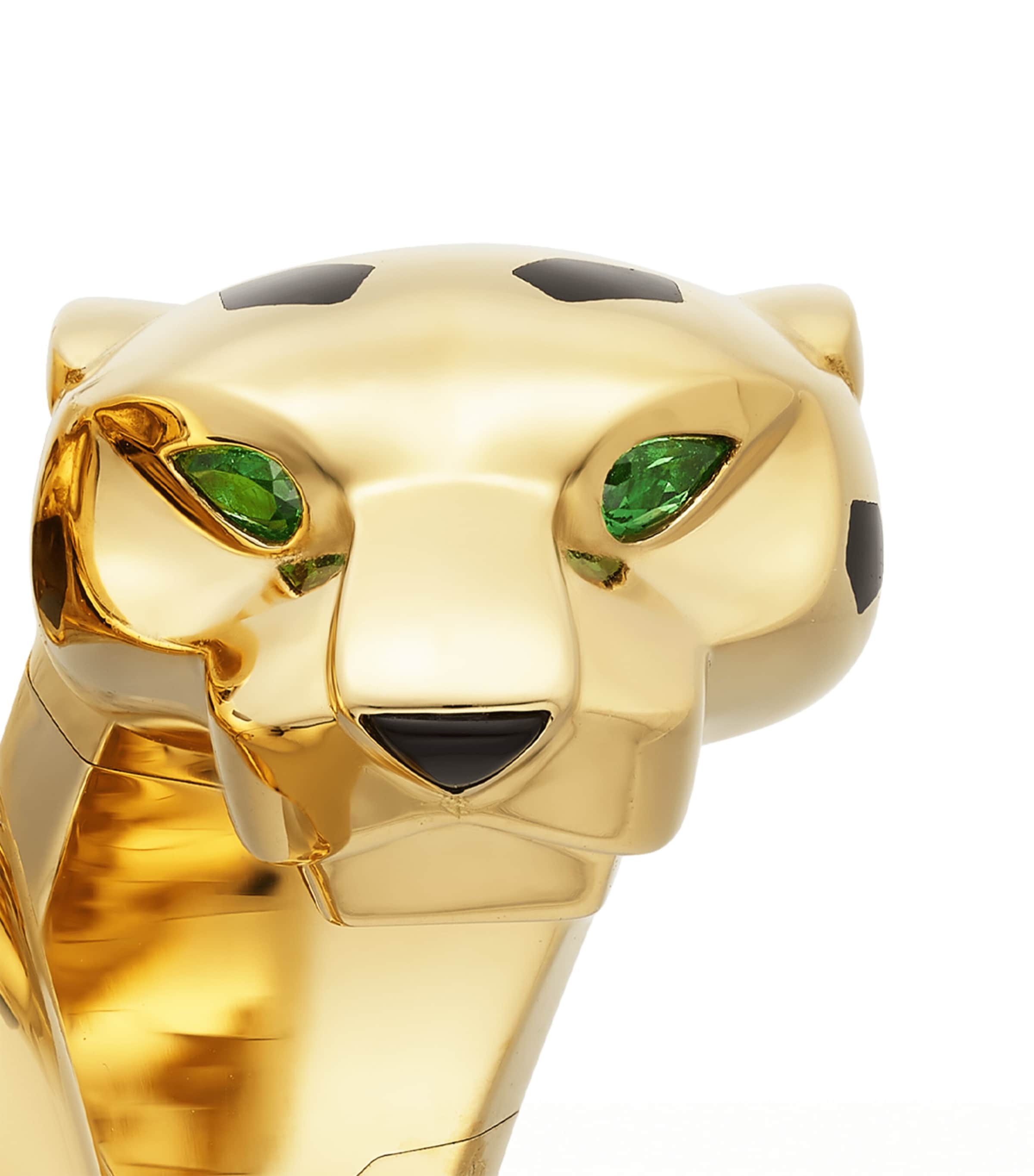 Yellow Gold, Tsavorite Garnet and Onyx Panthère de Cartier Ring YELLOW GOLD Image 7