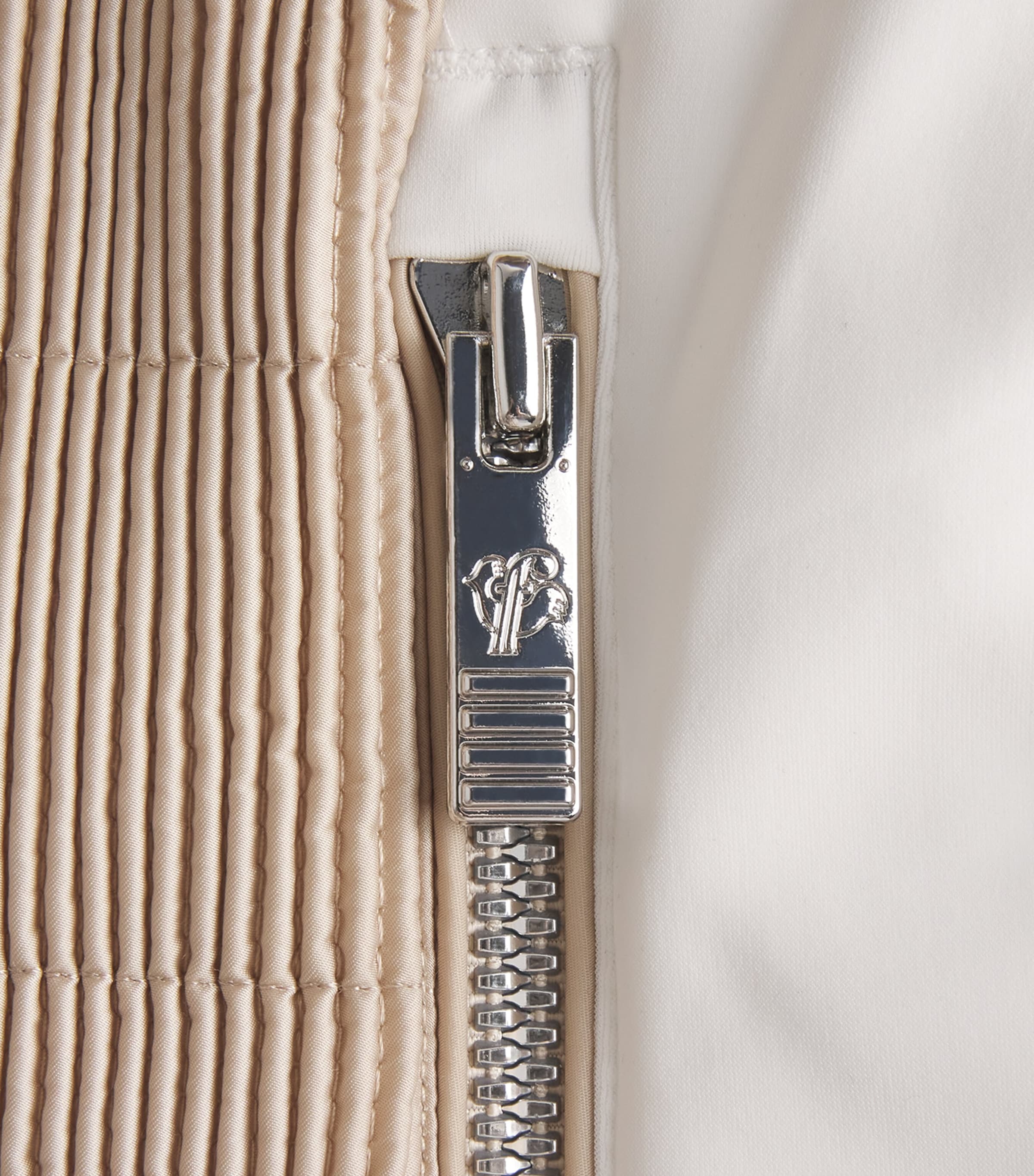 Water-Repellent Gitu Ski Jacket LATTE/NEIGE 1025 Image 5