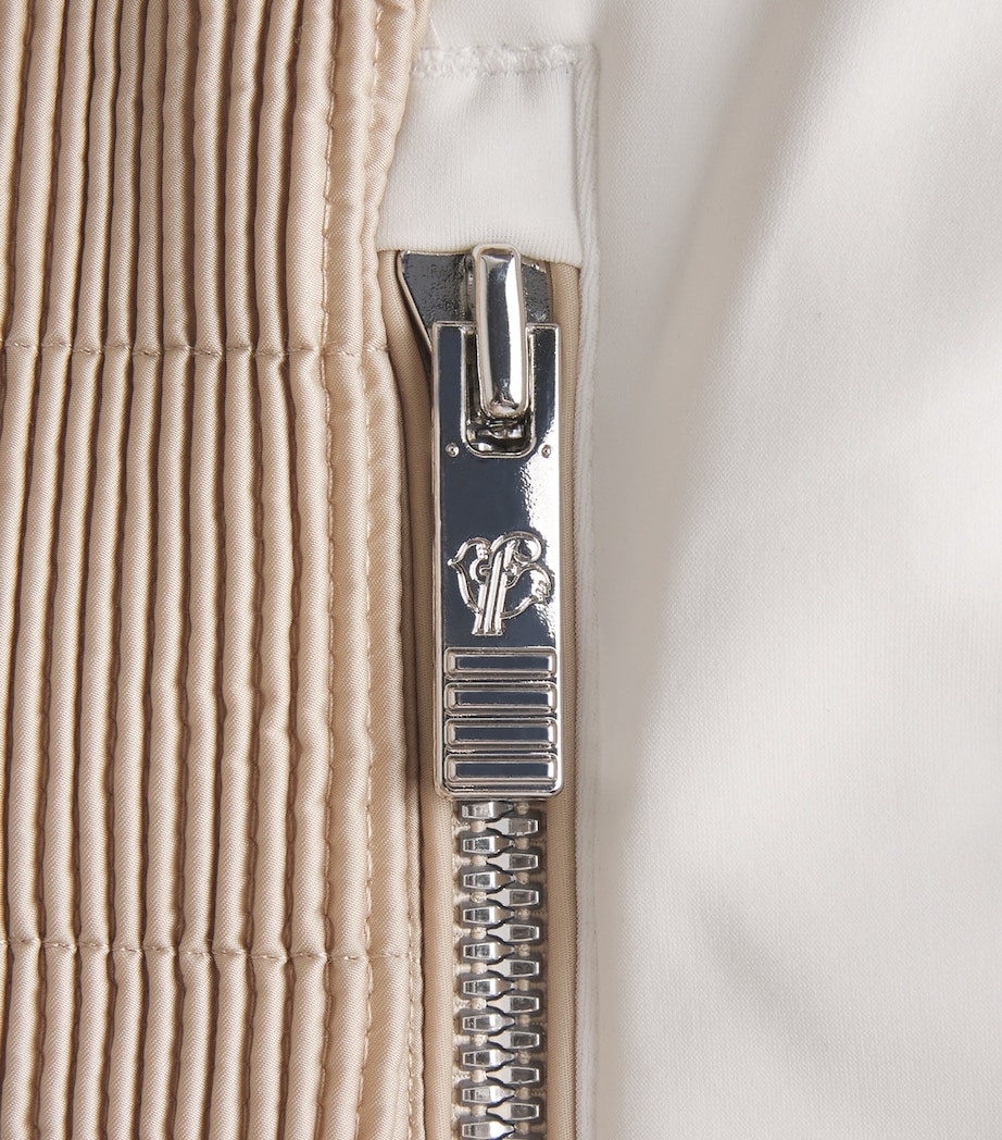 Water-Repellent Gitu Ski Jacket LATTE/NEIGE 1025 Image 5