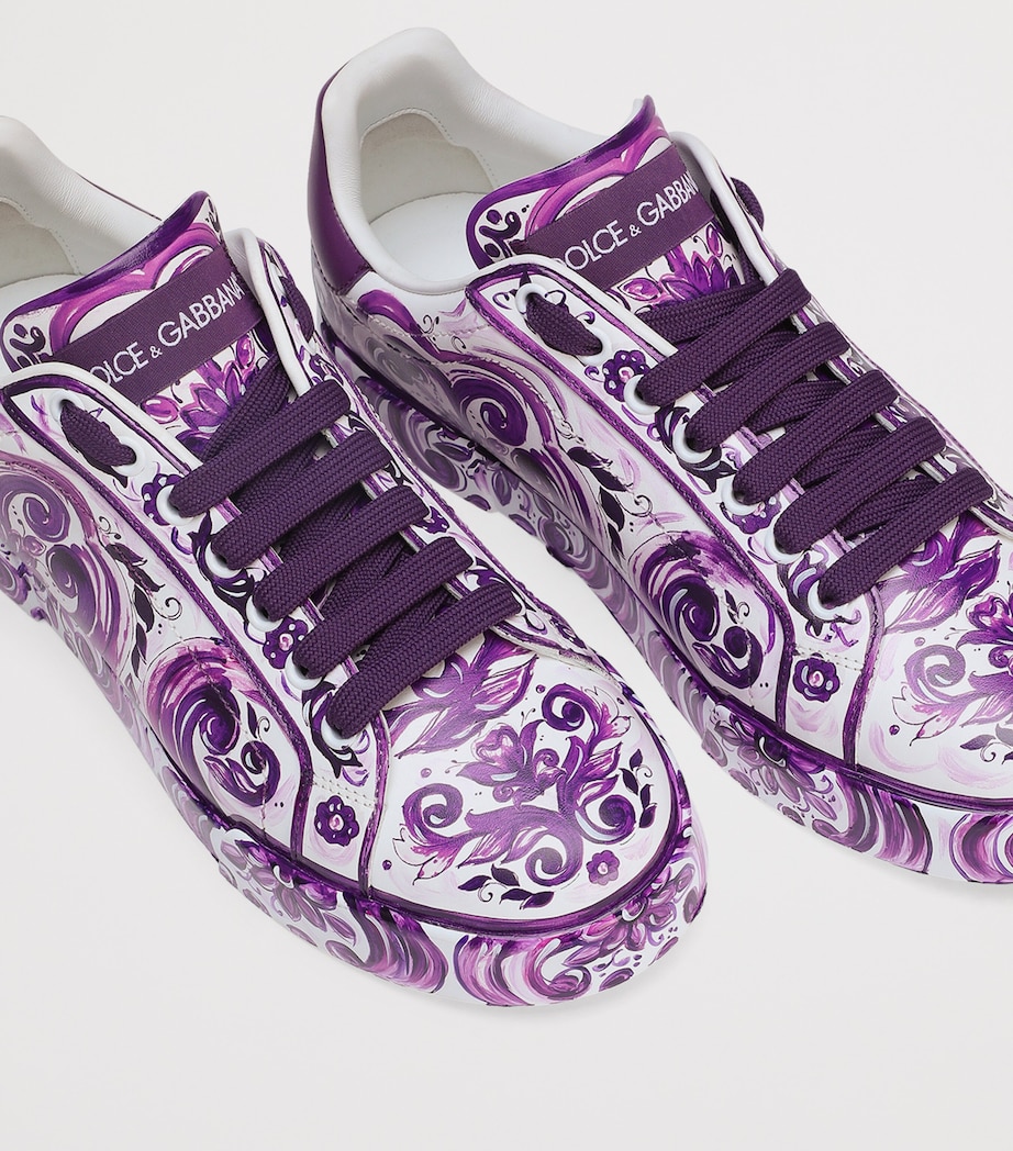 Leather Majolica Portofino Sneakers I03TN-MAIOLICA Image 4