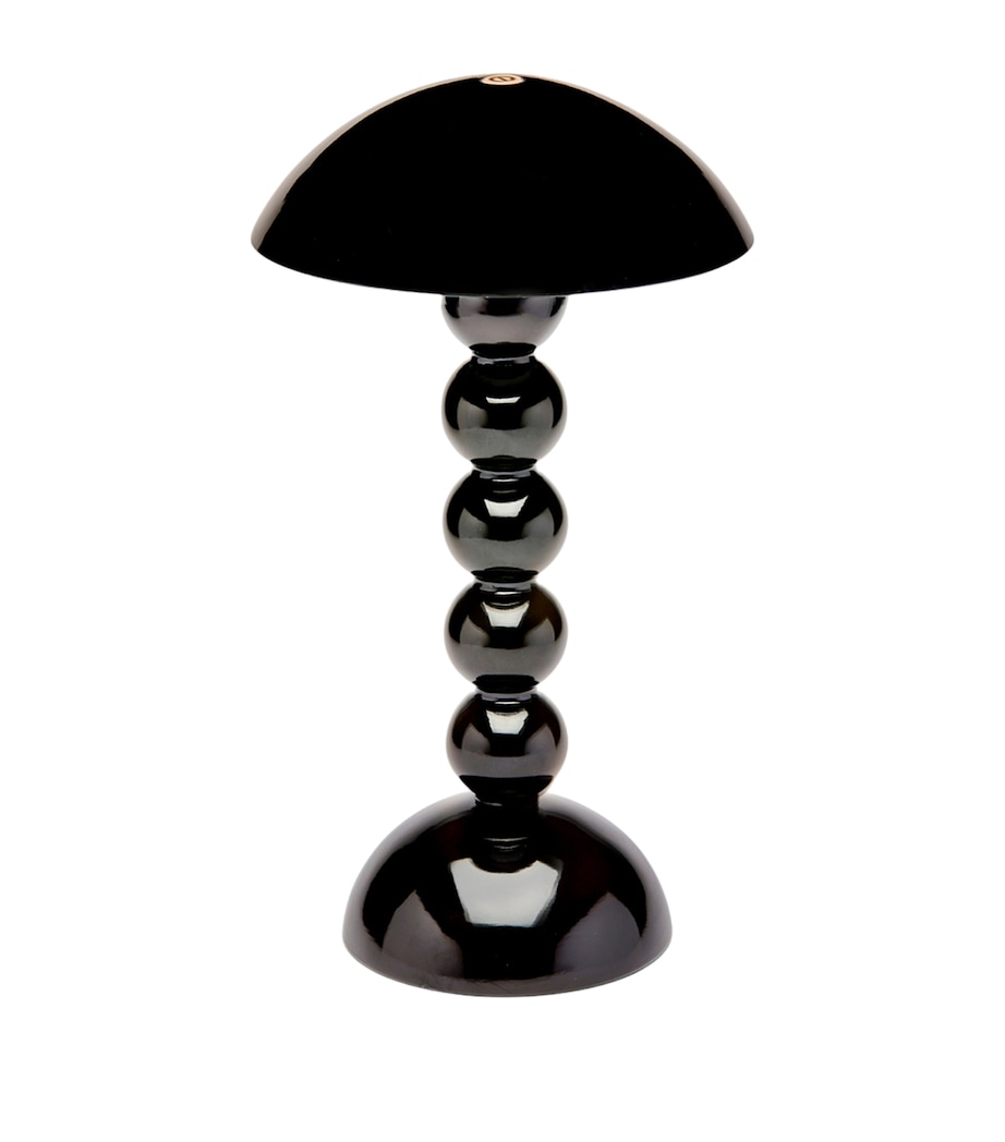 Addison Ross Bobbin Rechargeable LED Lamp (30cm) Black Image 1