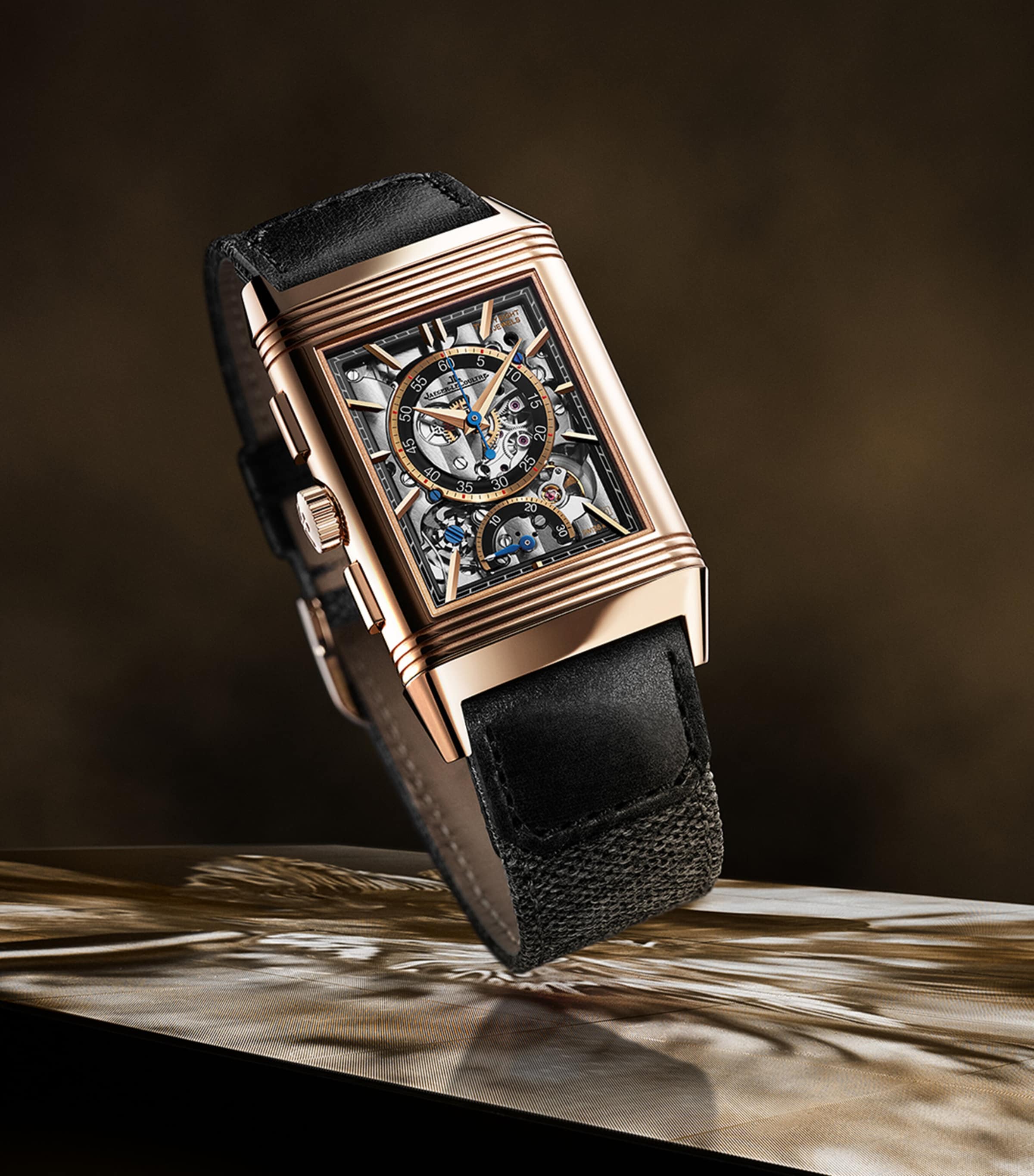Jaeger-LeCoultre Pink Gold Reverso Tribute Duoface Watch 30mm Pink Gold Image 5