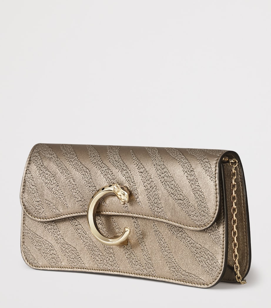 Mini Lambskin Panthère de Cartier Shoulder Bag GOLDEN Image 2