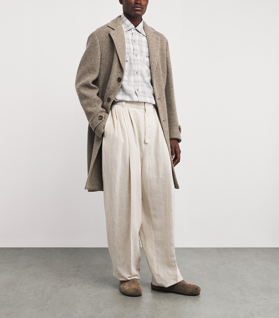 Cotton-Blend Check Texas Shirt SABBIA Image 2