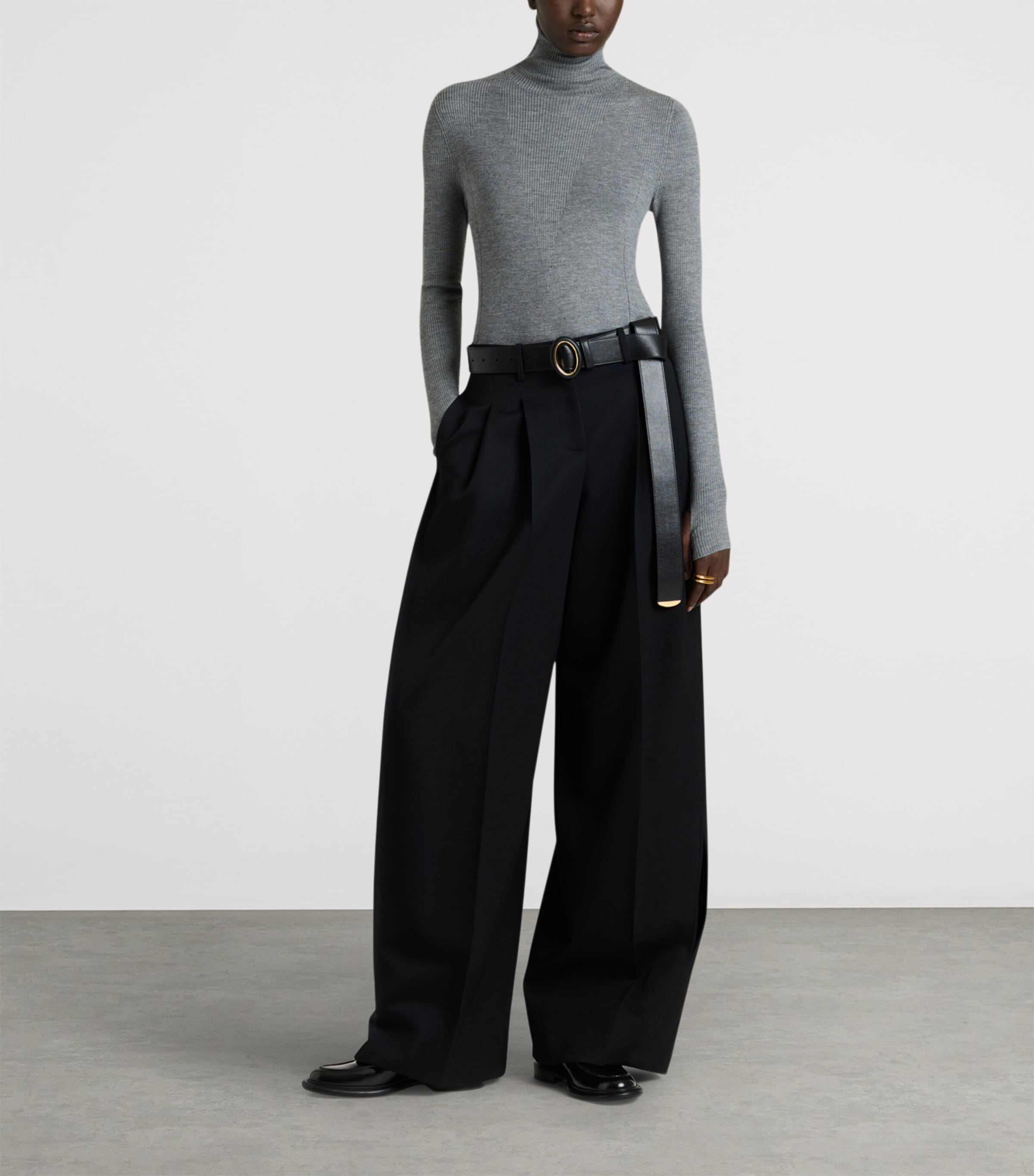 Givenchy Womens Wool-Silk Rollneck Sweater Image 2