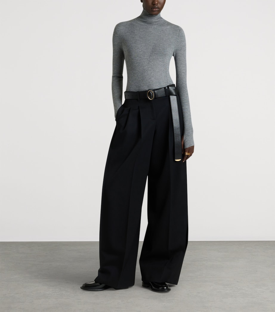 Givenchy Womens Wool-Silk Rollneck Sweater Image 2