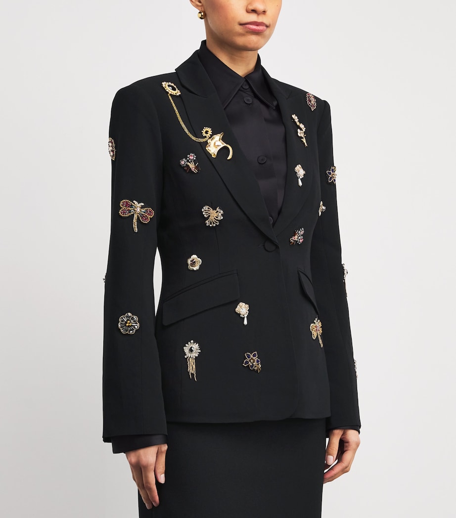 Gold Brooches Cheyenne Blazer BLACK Image 3