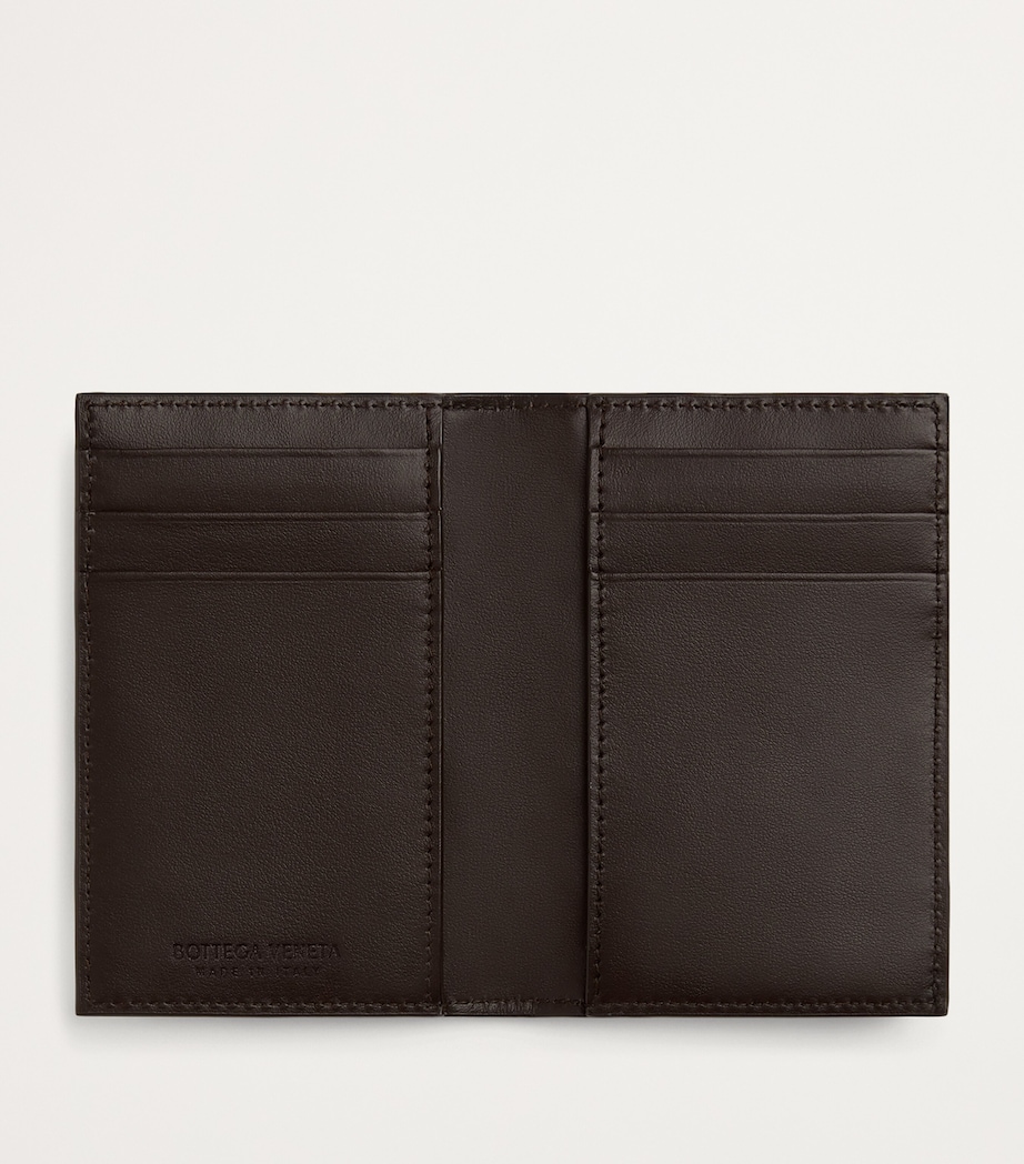 Leather Intrecciato Flap Card Case 2117 Image 2