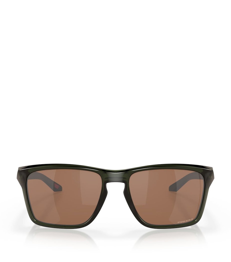 Oakley Sylas Rectangle Sunglasses Green Image 1