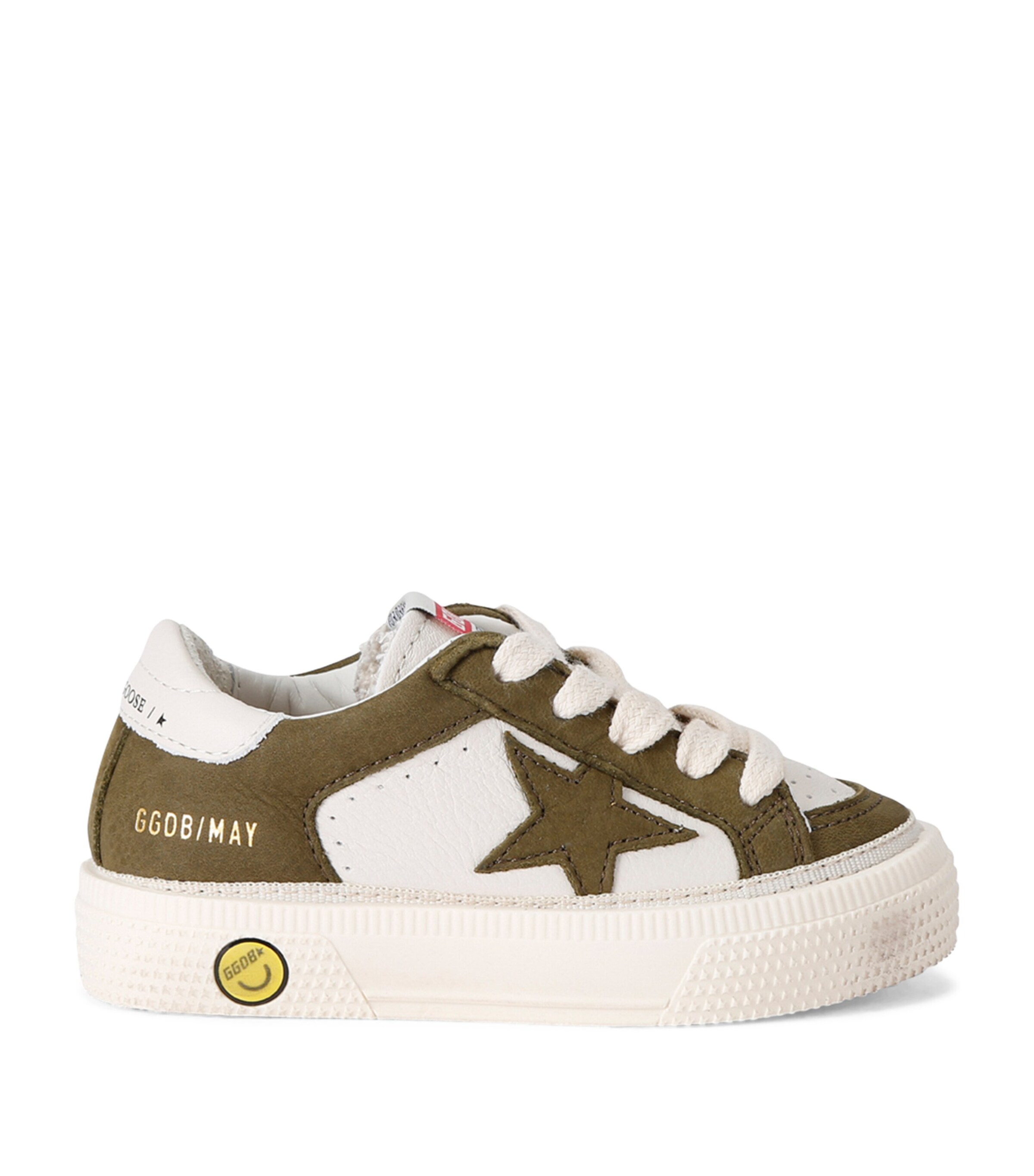 Golden Goose Leather May Sneakers Mid Green Image 1
