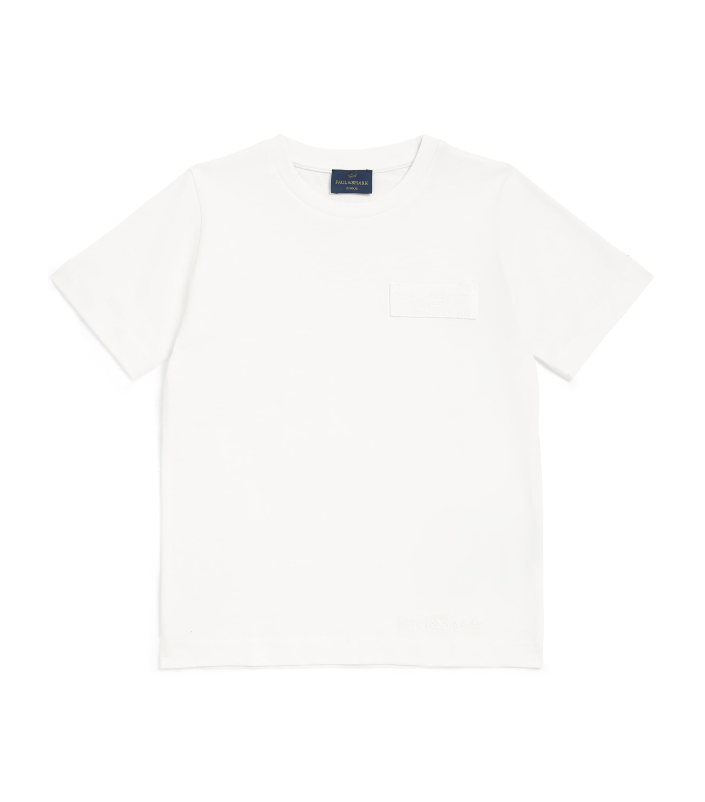 Paul & Shark Cotton Logo T-Shirt (8-14 Years) Optical White Image 1