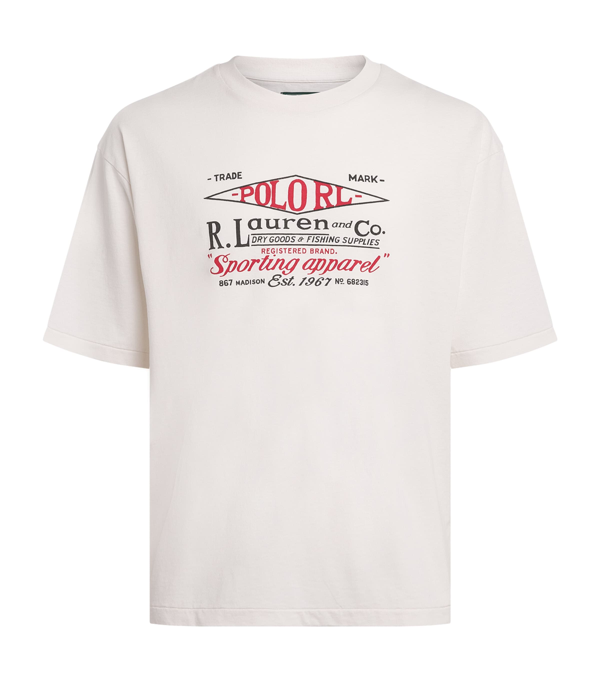 Polo Ralph Lauren Mens Cotton Printed T-Shirt Nevis Image 1