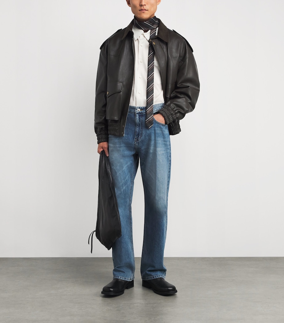 Jacquard Stripe Shirt PALE BEIGE PE Image 2