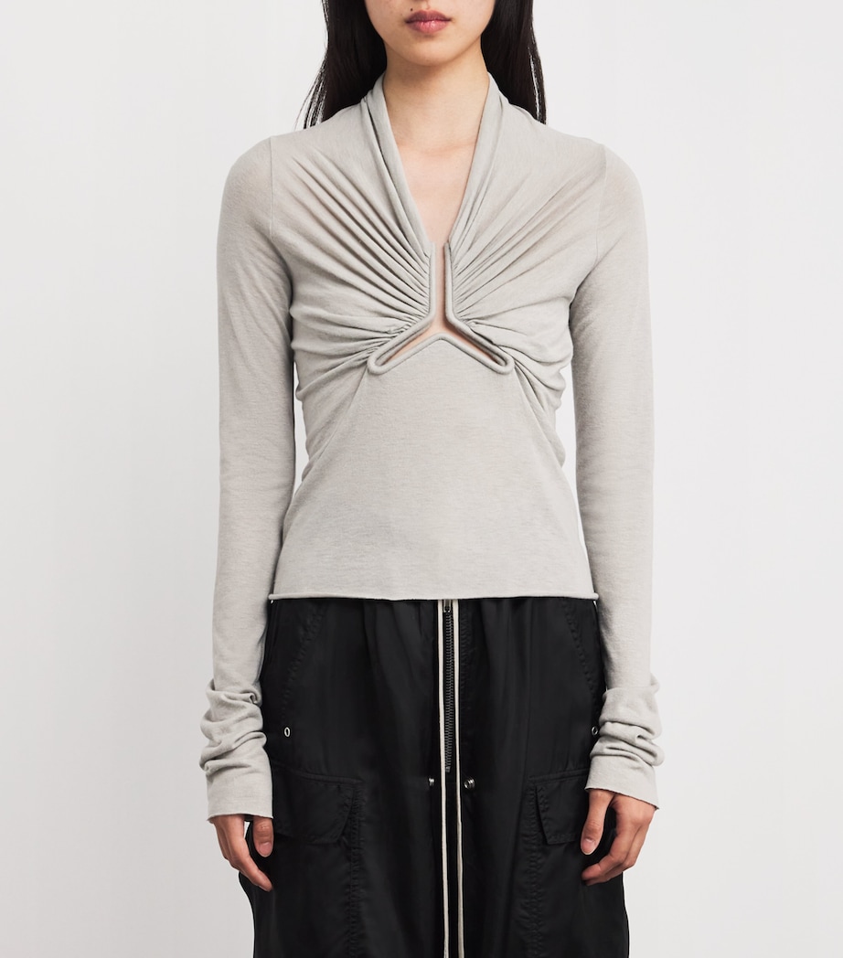 Ruched Allanah Top 08 PEARL Image 3