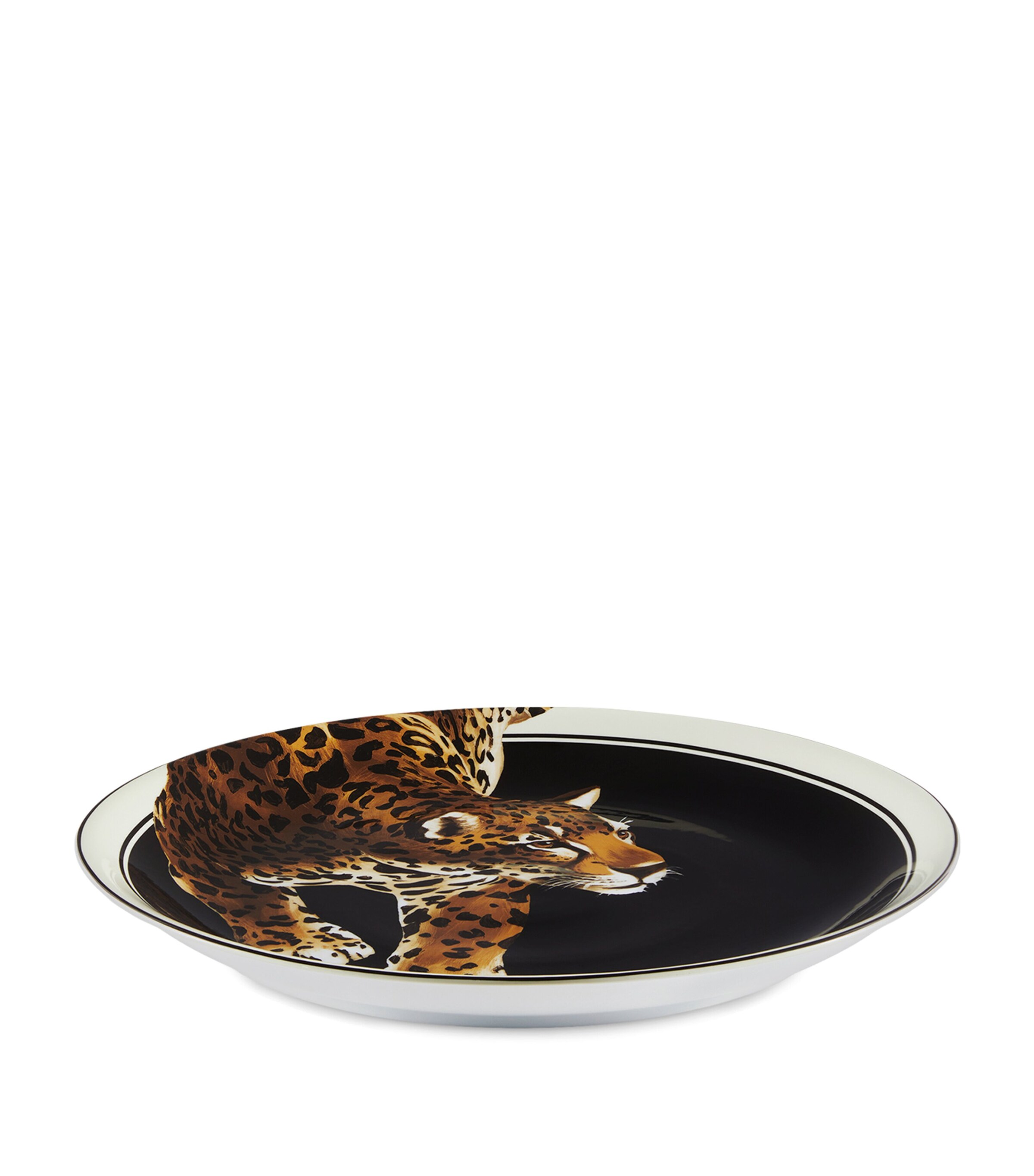 Porcelain Leopard Serving Plate (40.5cm) UL005LEOPARDO F.DO N Image 2