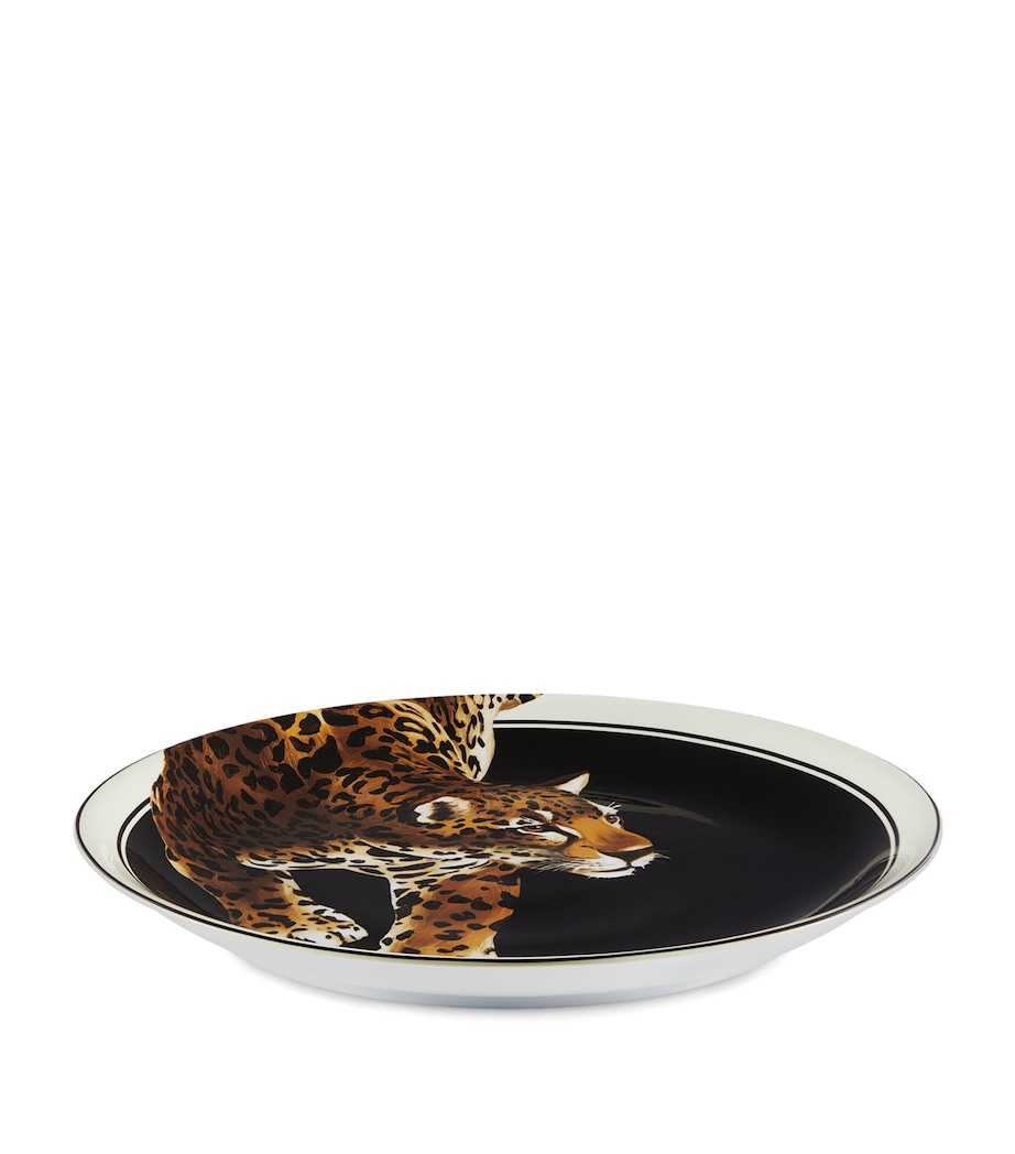 Porcelain Leopard Serving Plate (40.5cm) UL005LEOPARDO F.DO N Image 2