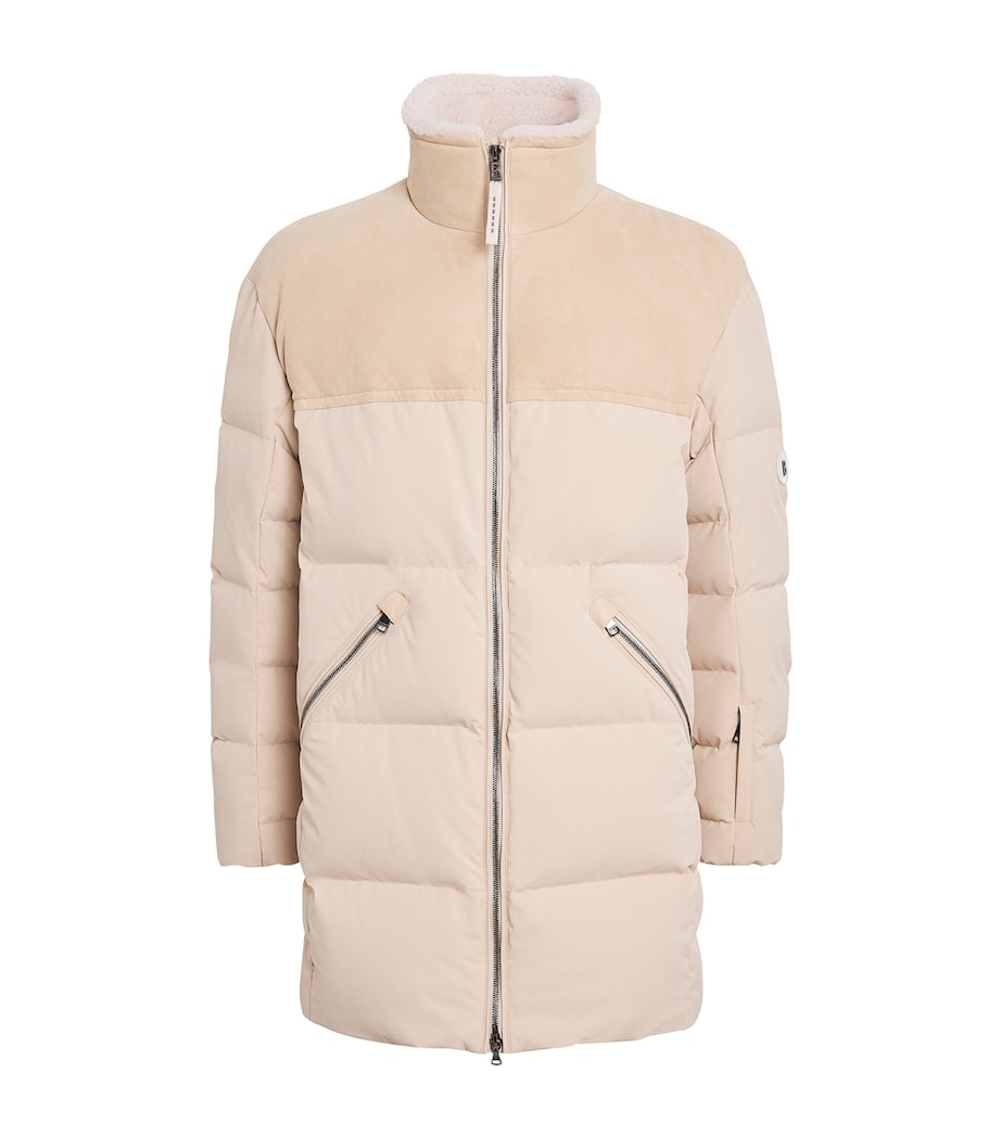 Bogner Mens Down Mace Puffer Ski Jacket Dune Image 1