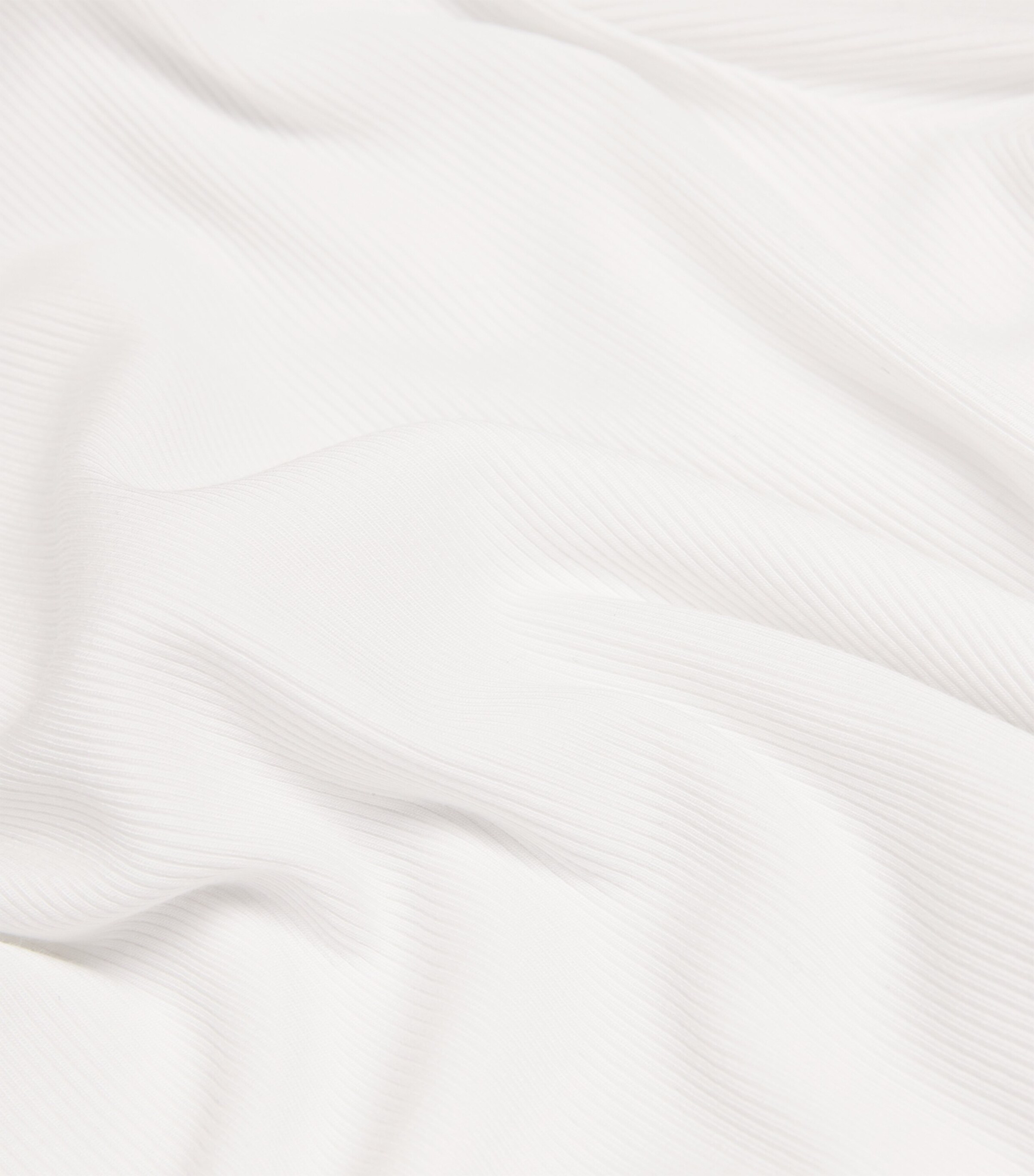 Ribbed Elbow-Sleeve T-Shirt 137OWT OPTIC WHITE Image 5