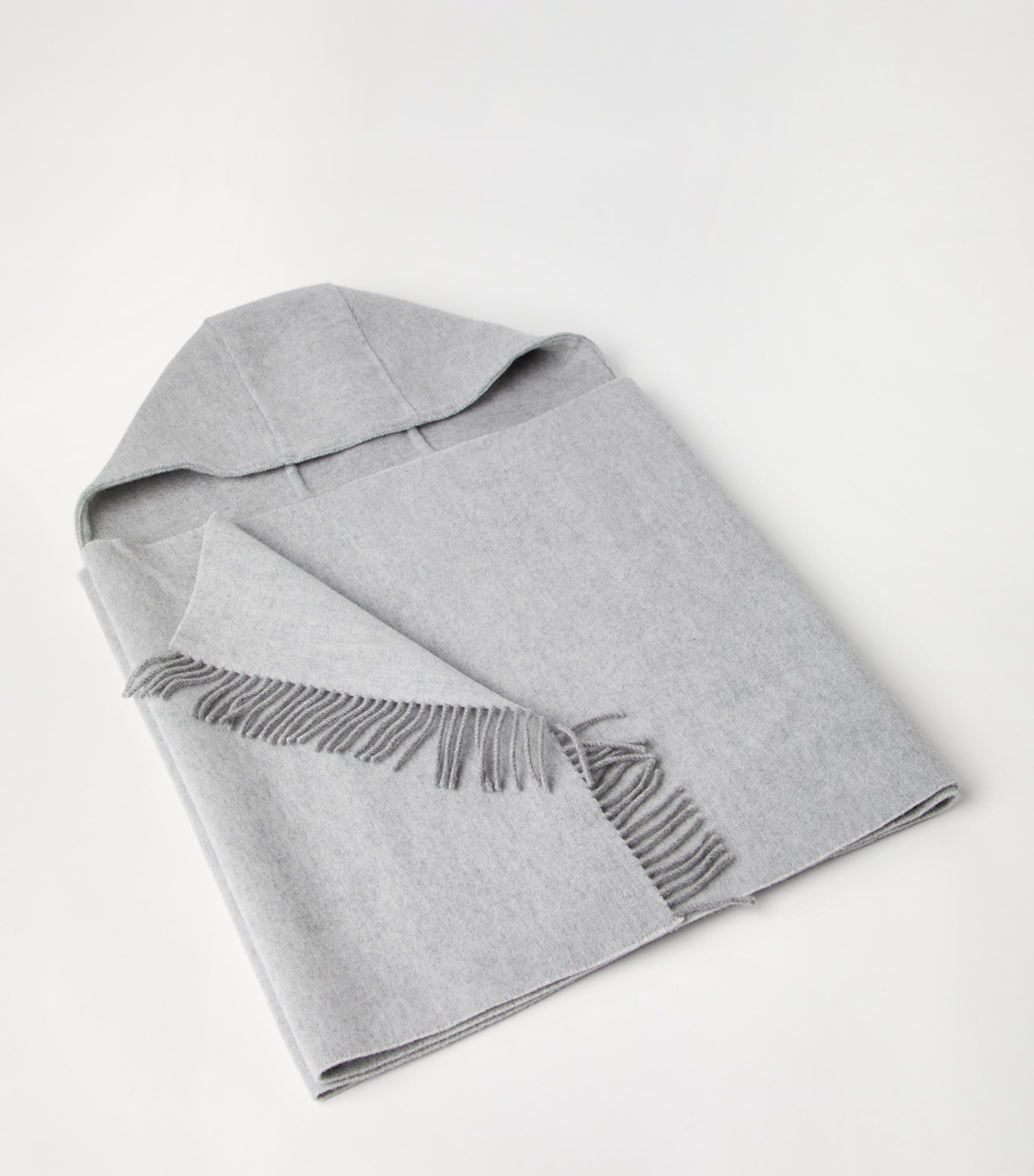 Wool-Cashmere Hood Scarf C0108 Image 4