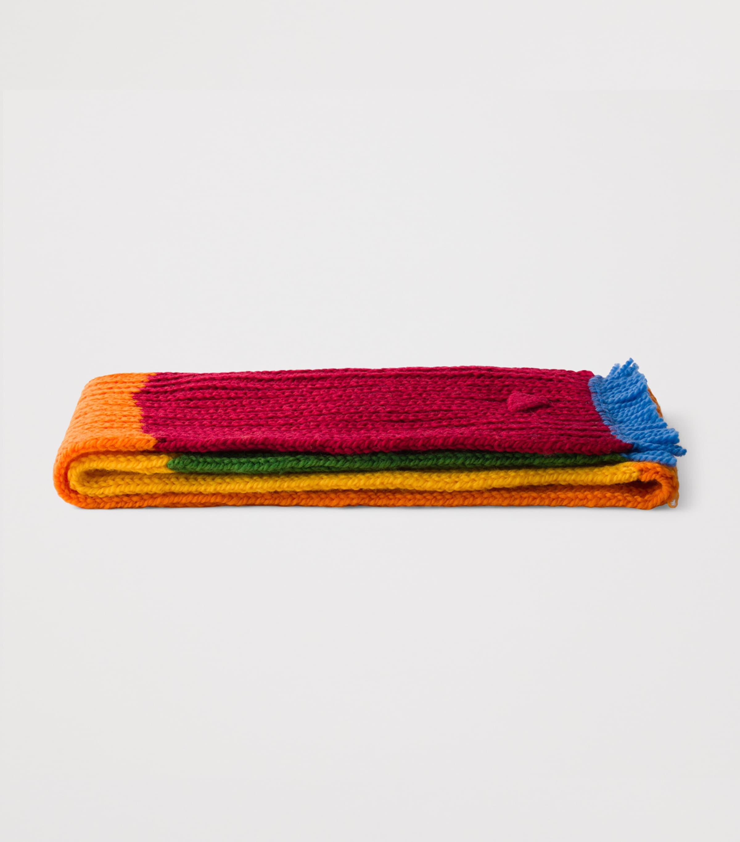 Prada Virgin Wool Triangle Scarf Multicolored Image 5