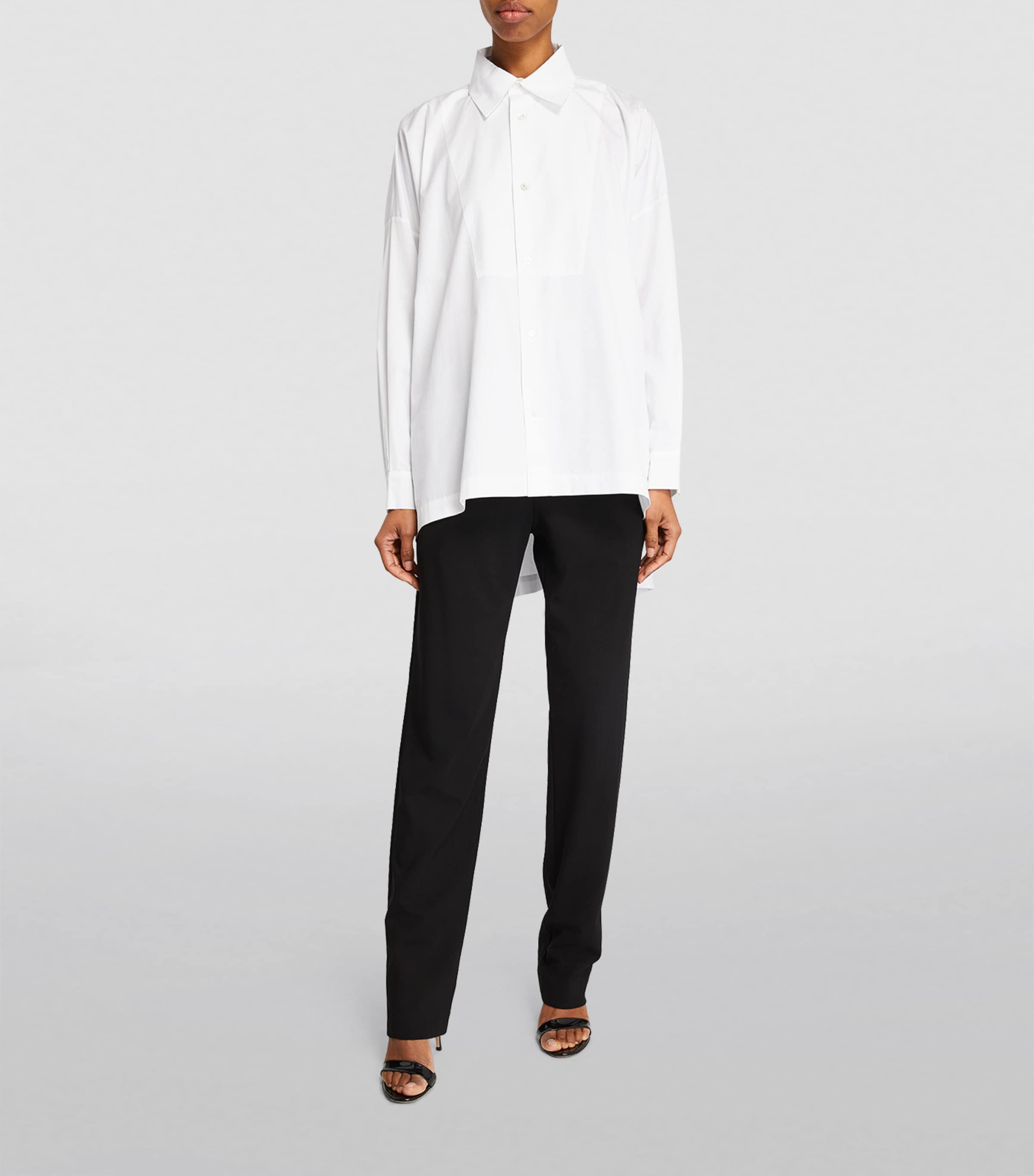 Wool-Rich Trousers BLACK Image 2