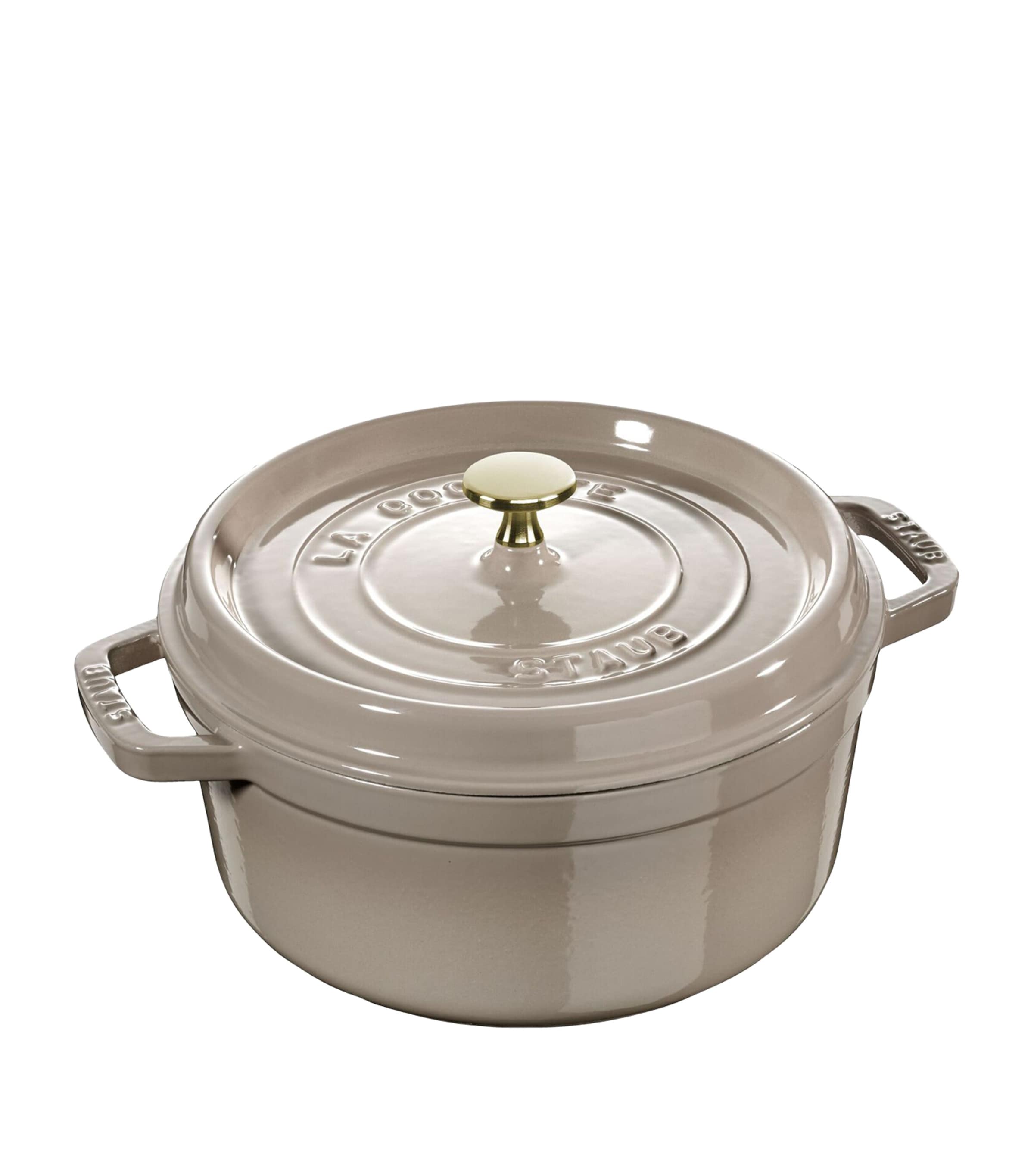 Staub Round Cocotte (24cm) Cream Image 1