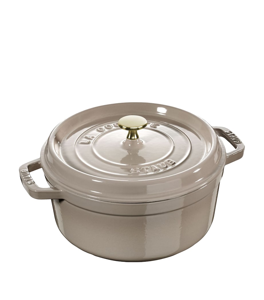 Staub Round Cocotte (24cm) Cream Image 1