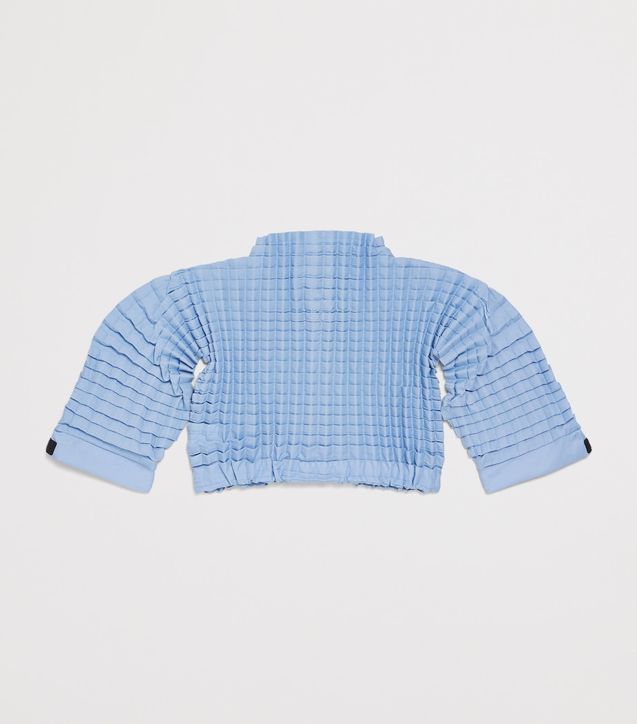 Petit Pli Recycled Crinkle Versatile Top (9 Months-4Years) Polar Blue Image 2