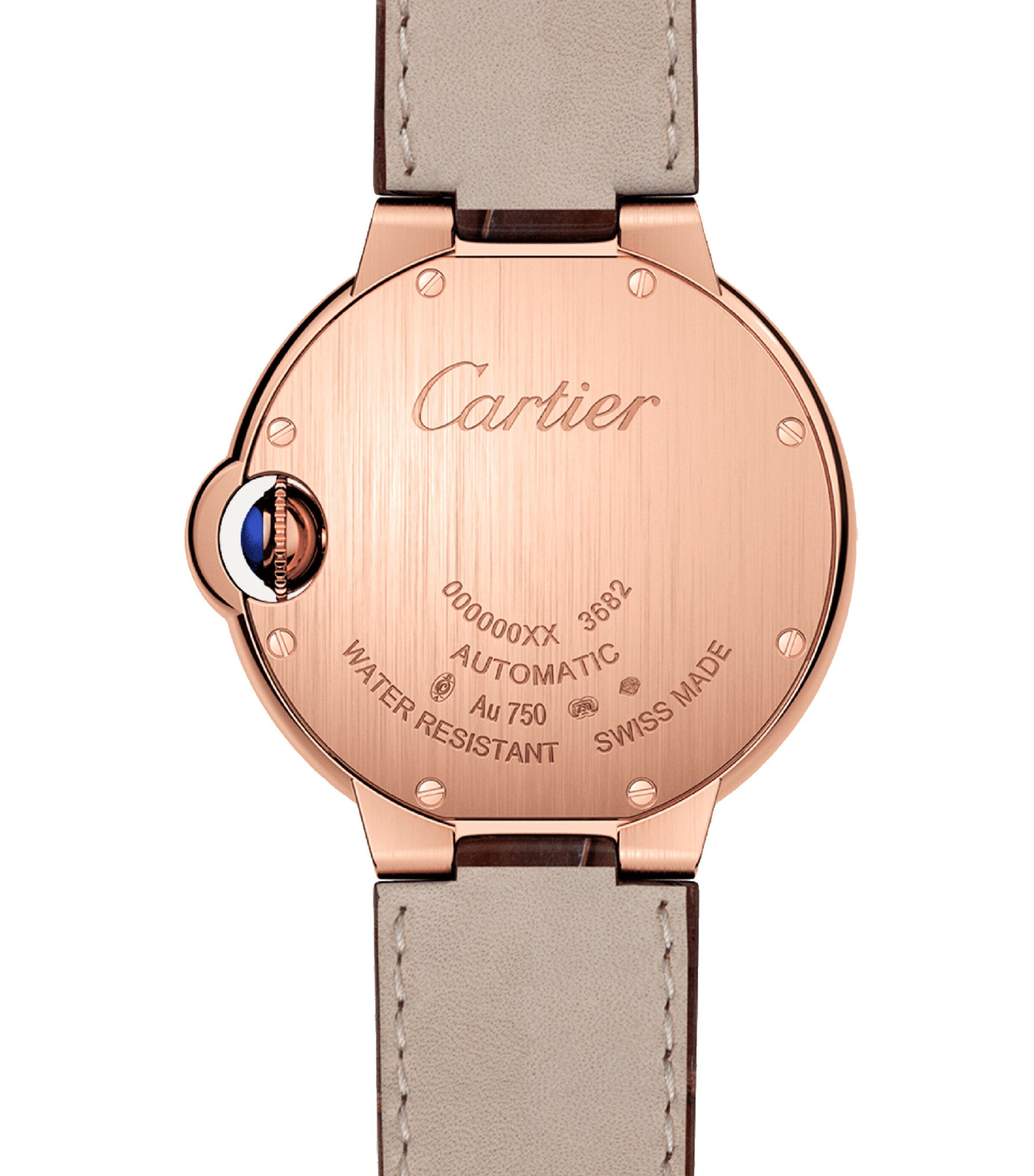 Cartier Rose Gold Ballon Bleu de Cartier Watch 33mm Grey Image 3