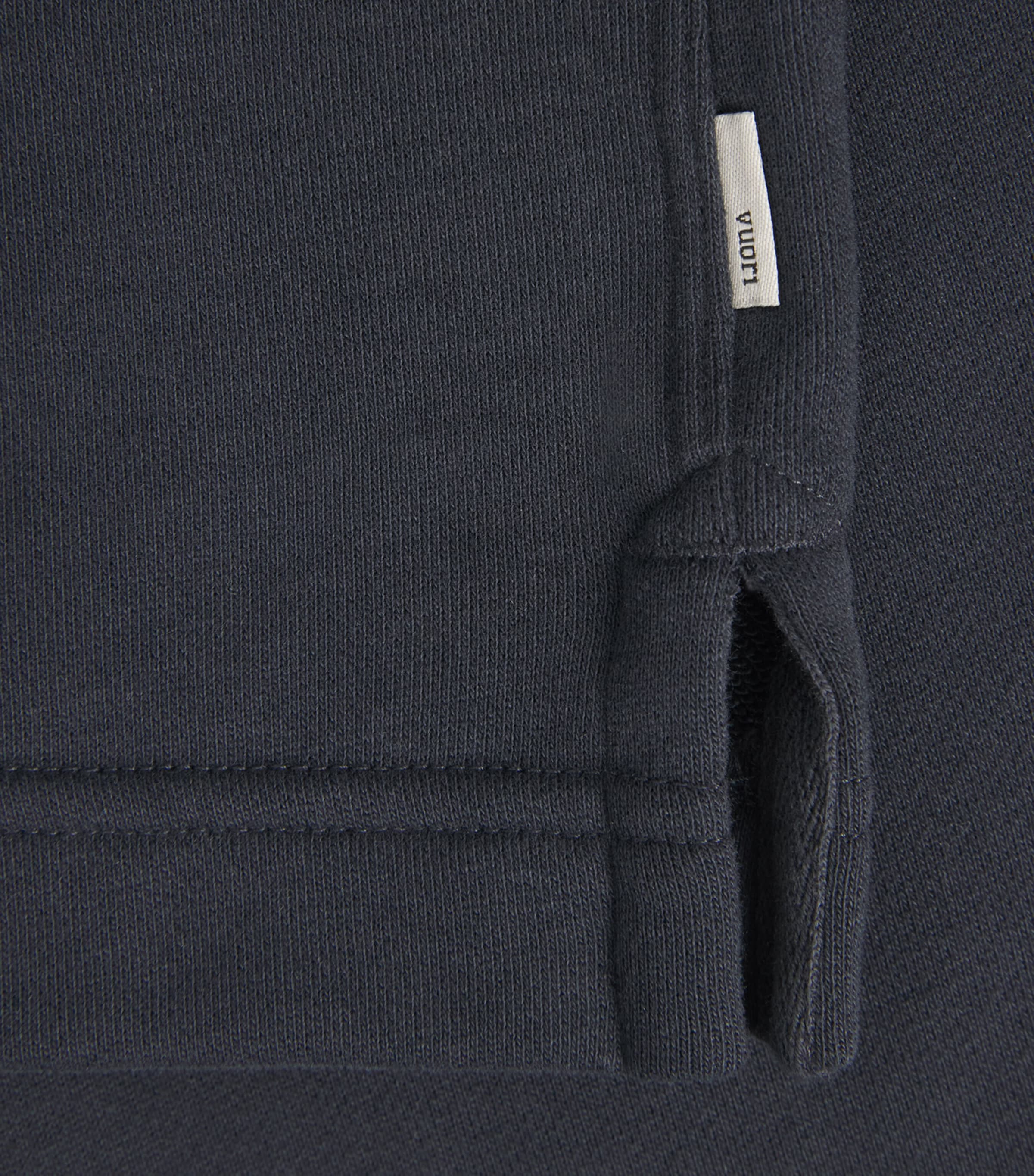 VUORI Mens French Terry Cypress Rugby Shirt Nvy Navy Image 6