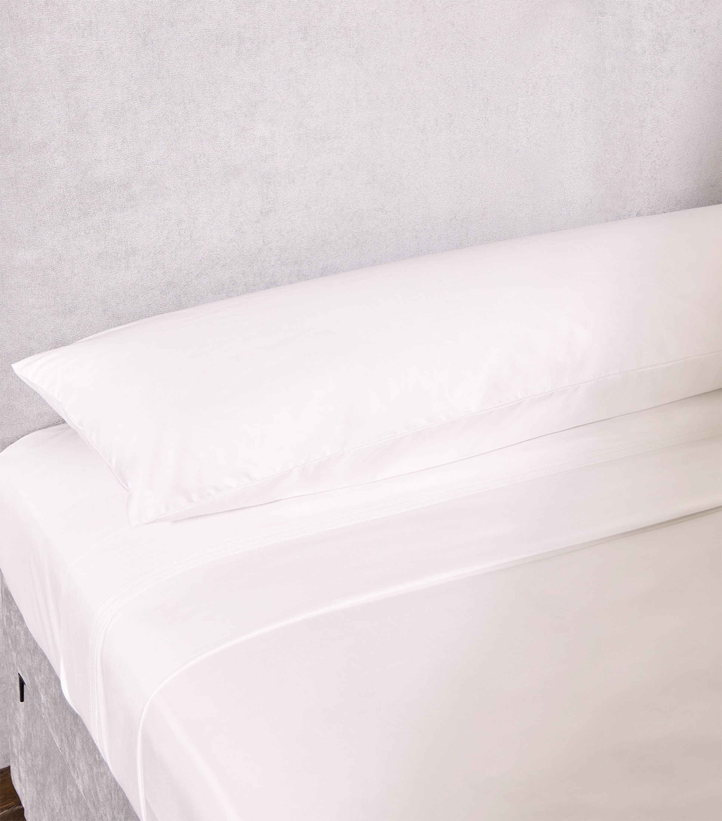 Cambridge Dust Mite Pillowcase Protector Pair (35cm x 160cm) WHITE Image 2