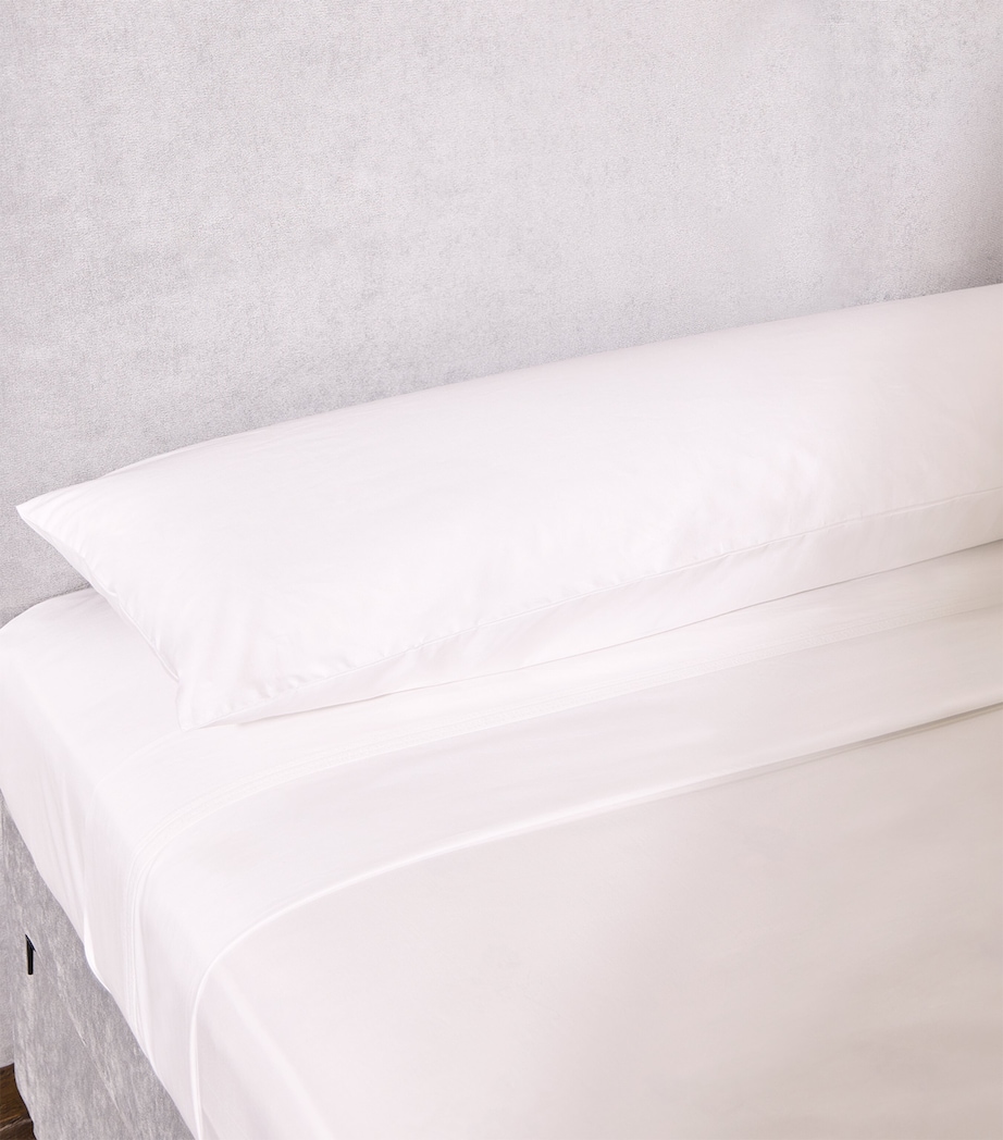 Cambridge Dust Mite Pillowcase Protector Pair (35cm x 160cm) WHITE Image 2