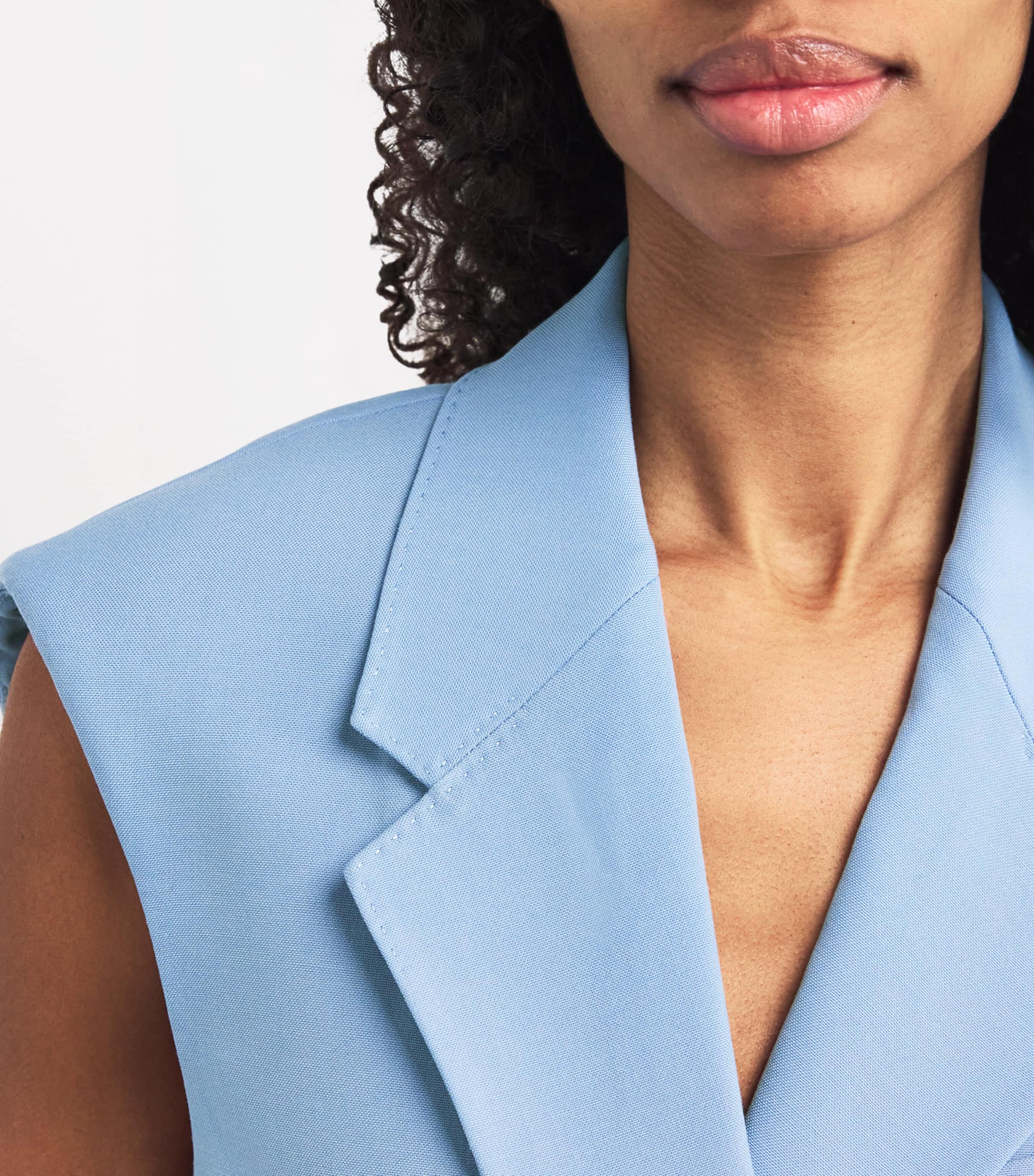 Wool Atlantis Blazer Vest M60 CORNFLOWER BLUE Image 6