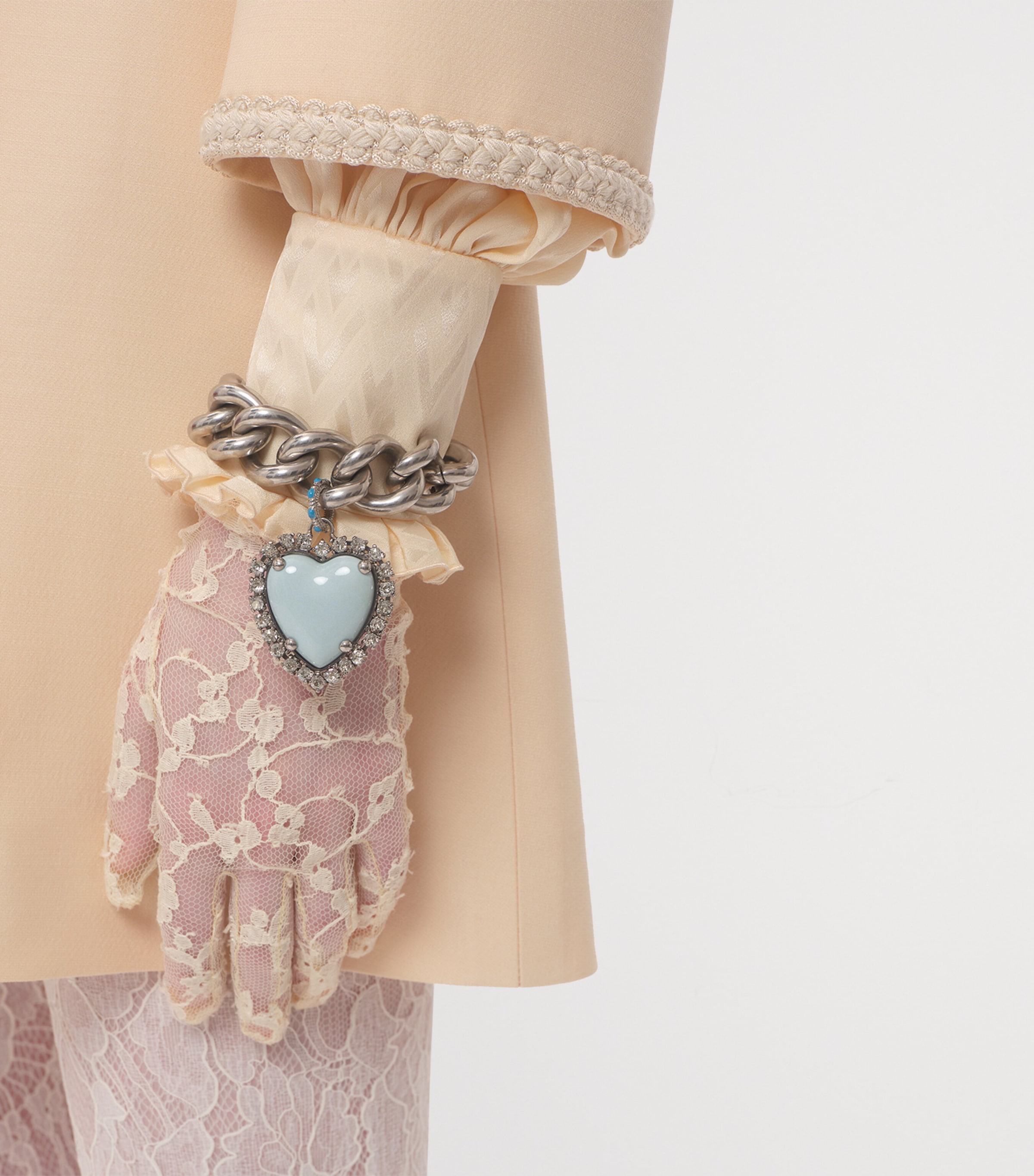 Valentino Garavani Metal, Resin and Swarovski Crystal Coeur