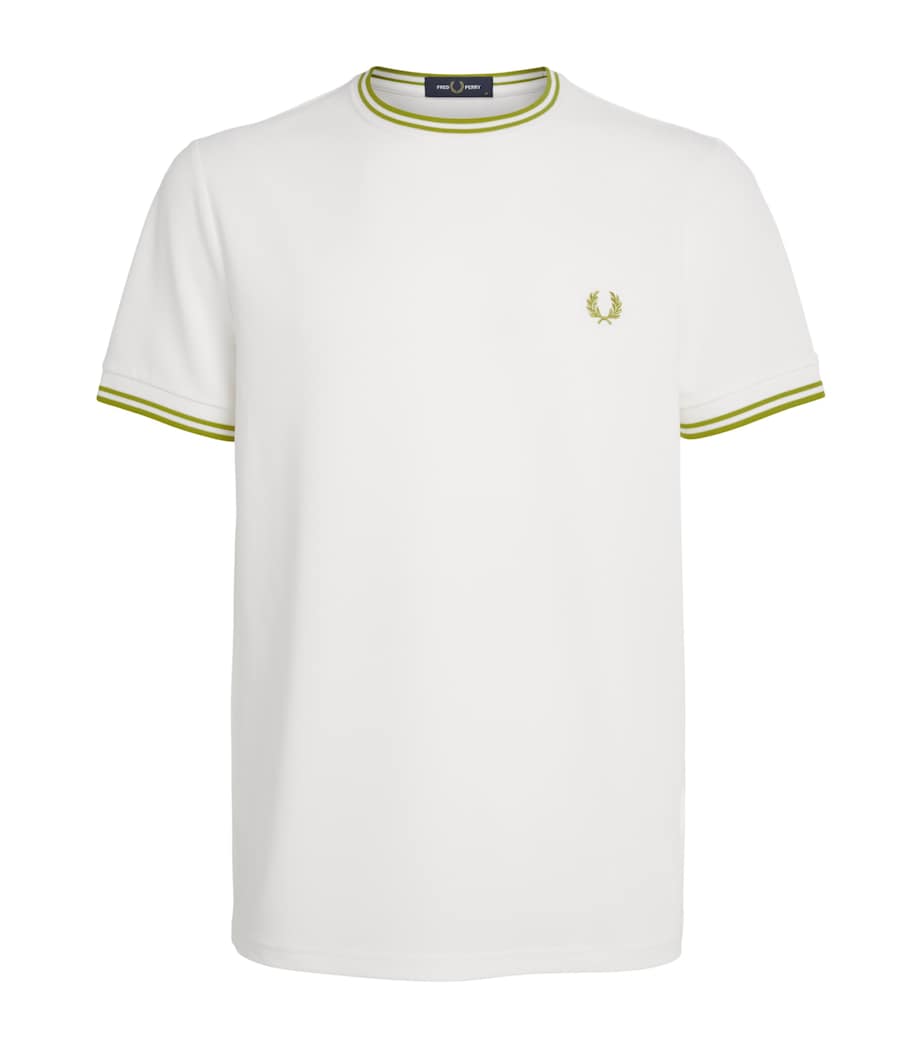 Fred Perry Mens Tennis T-Shirt White Image 1