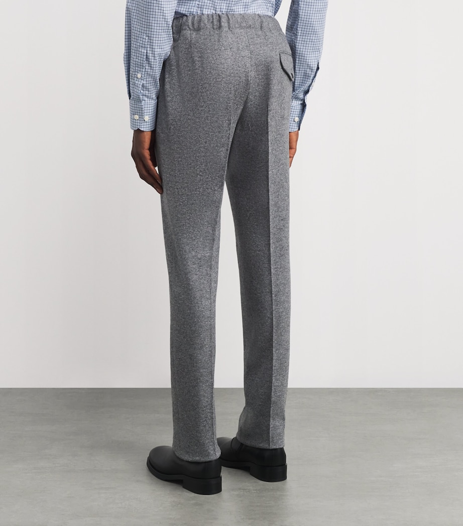 Virgin Wool-Cashmere Straight Trousers MOLVENO Image 4