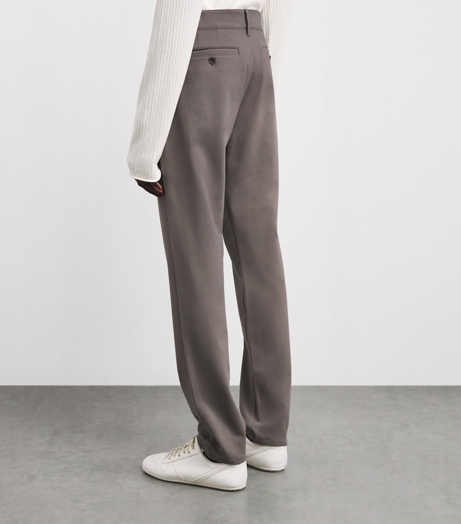PAIGE Mens Stafford Trousers Dark Taupe Image 11