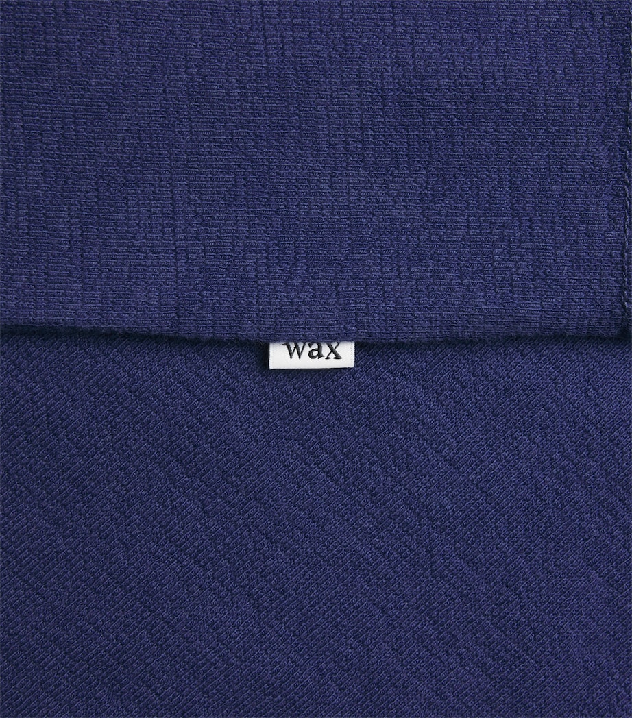 Wax London Mens Organic Cotton Dean T-Shirt Cobalt Blue Image 6
