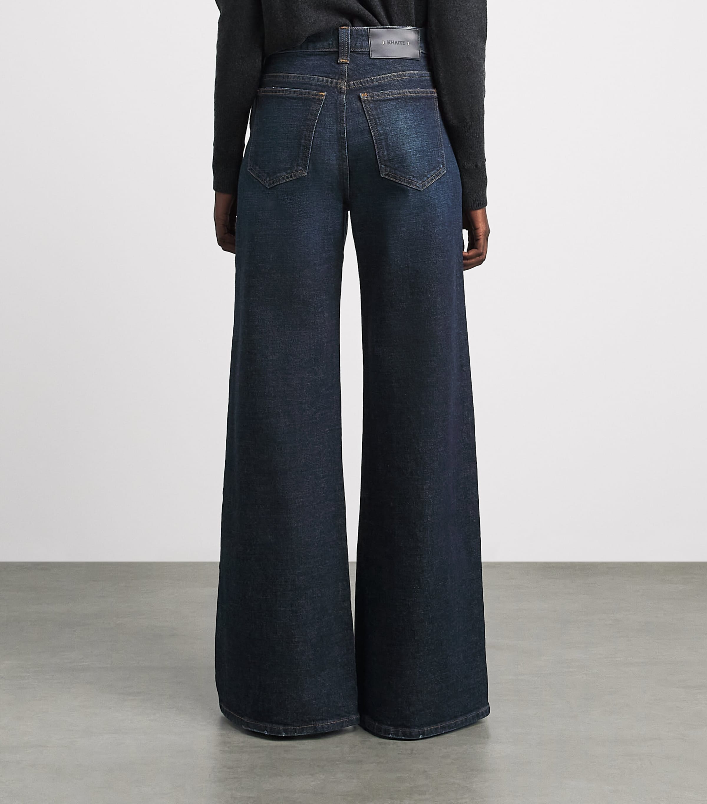Khaite Womens Dane Wide-Leg Jeans Lansing Image 5