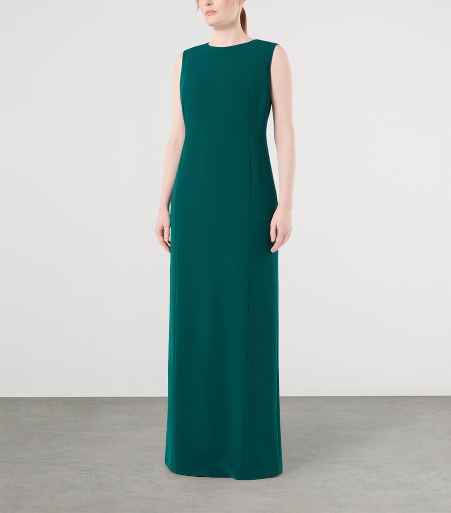 Marina Rinaldi Womens x Tony Ward Embellished Gown with Cape Oil Image 5