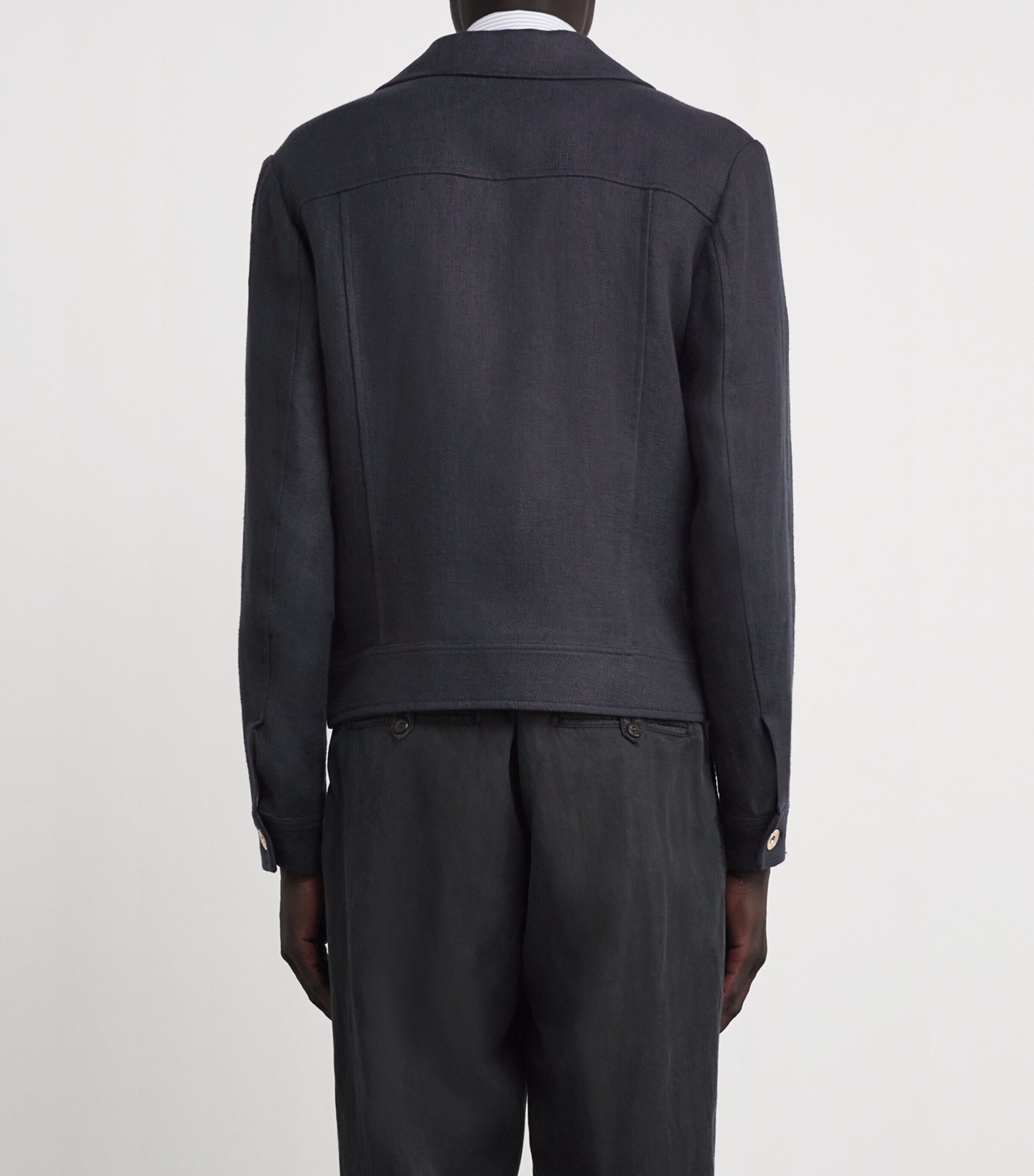 Linen Jacket NERO Image 4