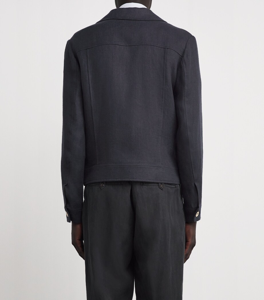 Linen Jacket NERO Image 4